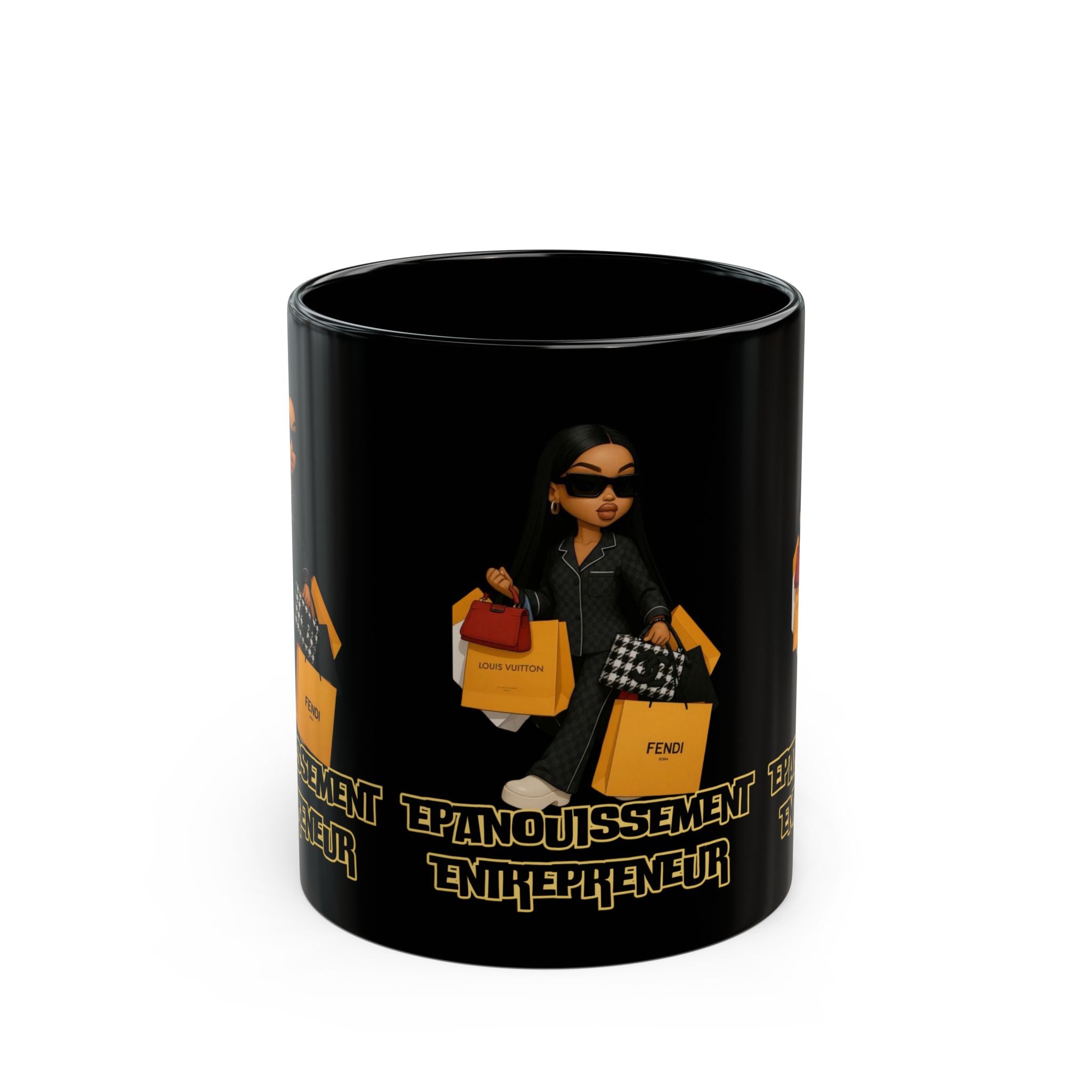 Stylish Entrepreneurial Black Mug - Perfect Gift for Fashion Lovers, Business Owners, Motivational Coffee Mug, Trendy Drinkware, Chic [...]