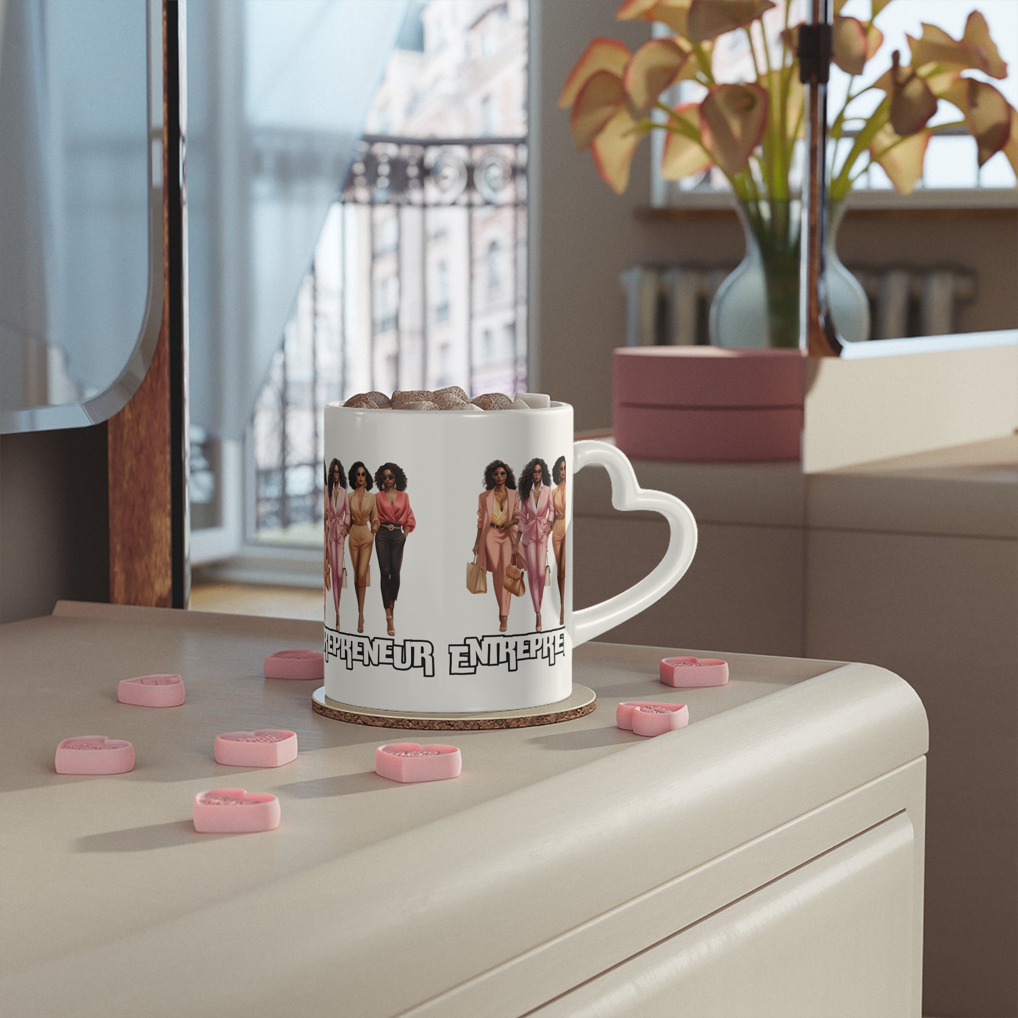 Empowered Entrepreneur Heart-Shaped Mug | Stylish Coffee Cup for Business Lovers, Gift for Boss Lady, Office Decor, Entrepreneur [...]