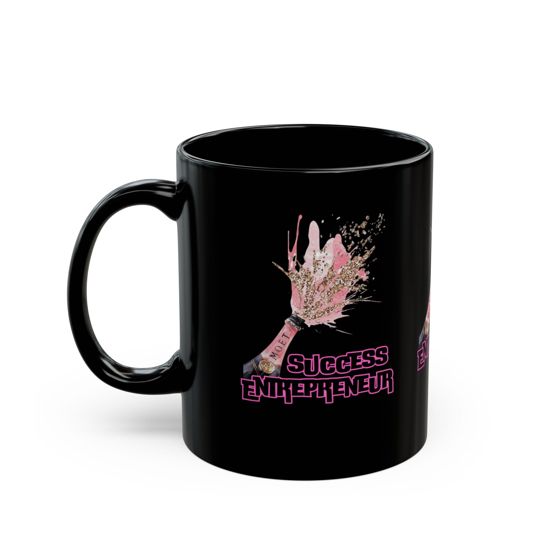 Entrepreneur Success Mug | Black Coffee Cup, Motivational Gift for Business Lovers, Funny Office Mug, CEO Present, Start-Up Motivation