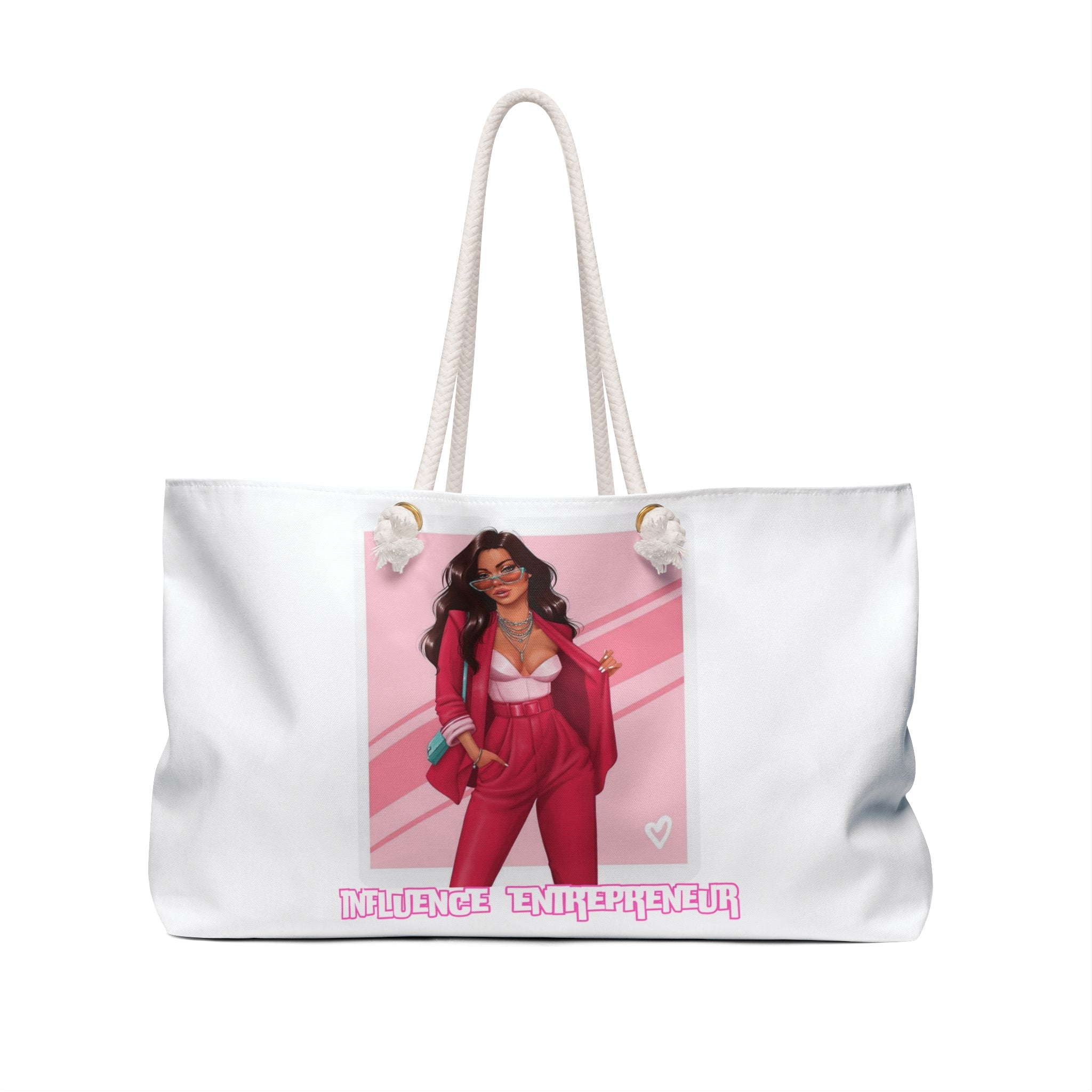 Chic Weekender Bag for Influencers, Stylish Travel Tote, Entrepreneur Gift, Fashionable Gym Bag, Overnight Bag