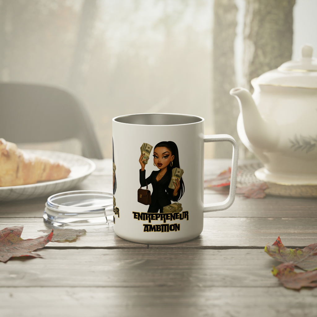 Entrepreneur Ambition Insulated Coffee Mug, 10oz - Perfect for Ambitious Professionals, Unique Gift for Bosses, Motivational [...]