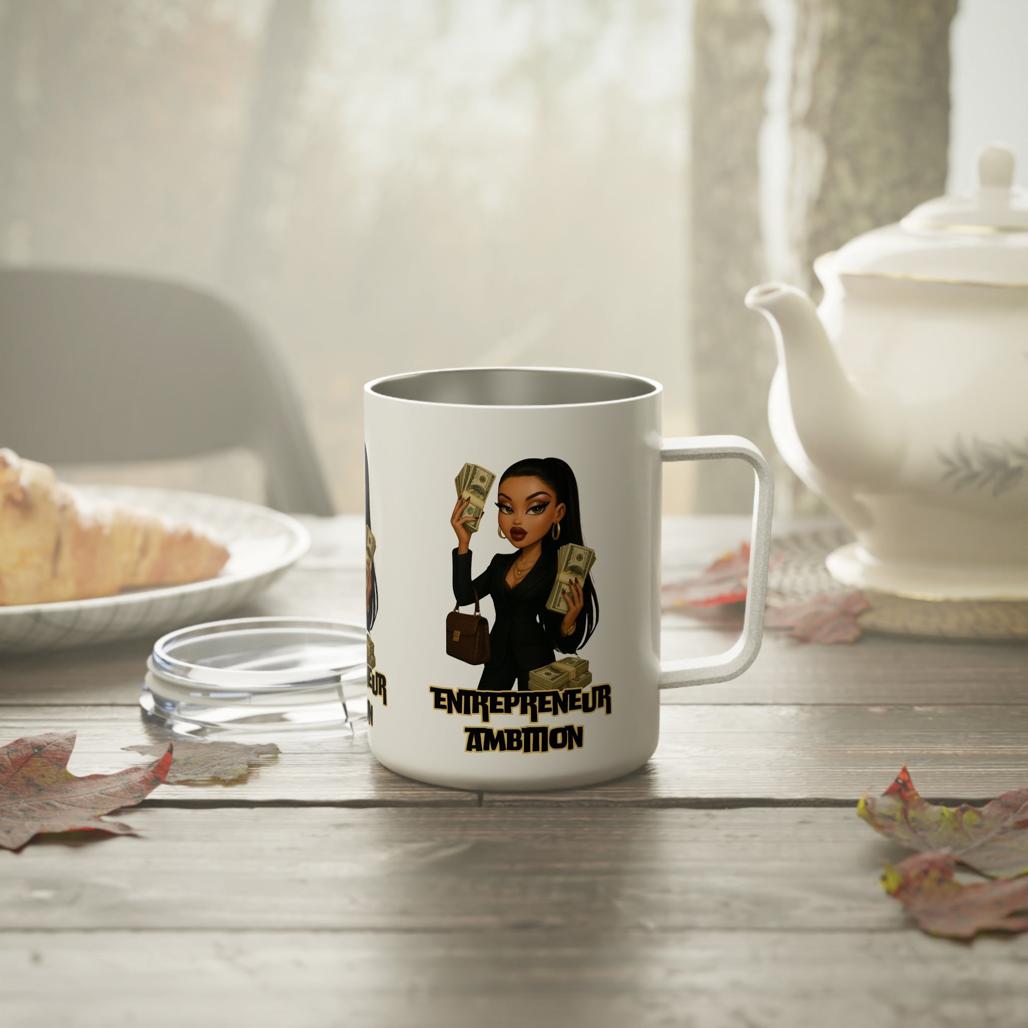 Entrepreneur Ambition Insulated Coffee Mug, 10oz - Perfect for Ambitious Professionals, Unique Gift for Bosses, Motivational [...]
