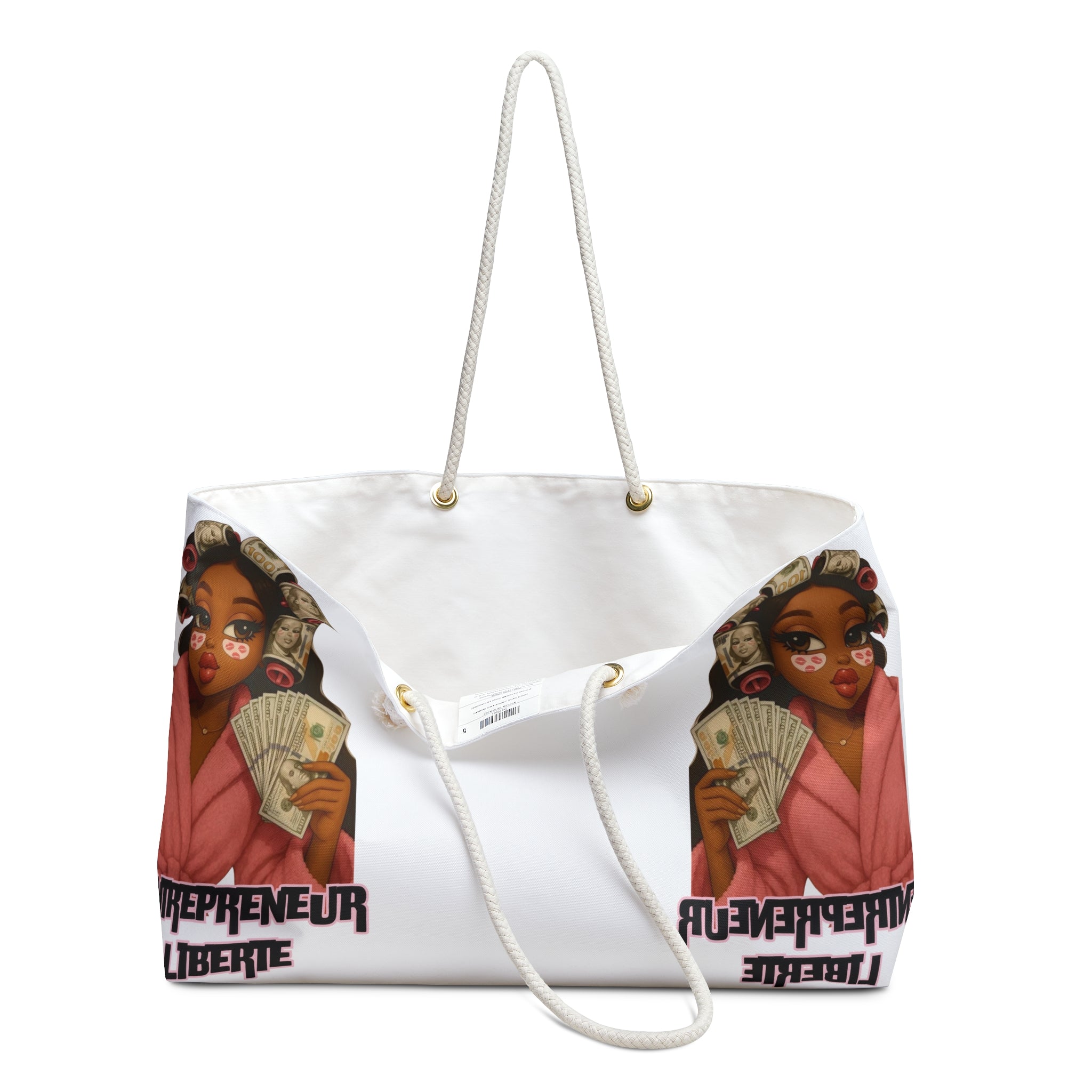 Entrepreneur Vibe Weekender Bag | Stylish Travel Tote for Women, Perfect for Weekend Getaways, Business Trips, and Gifts