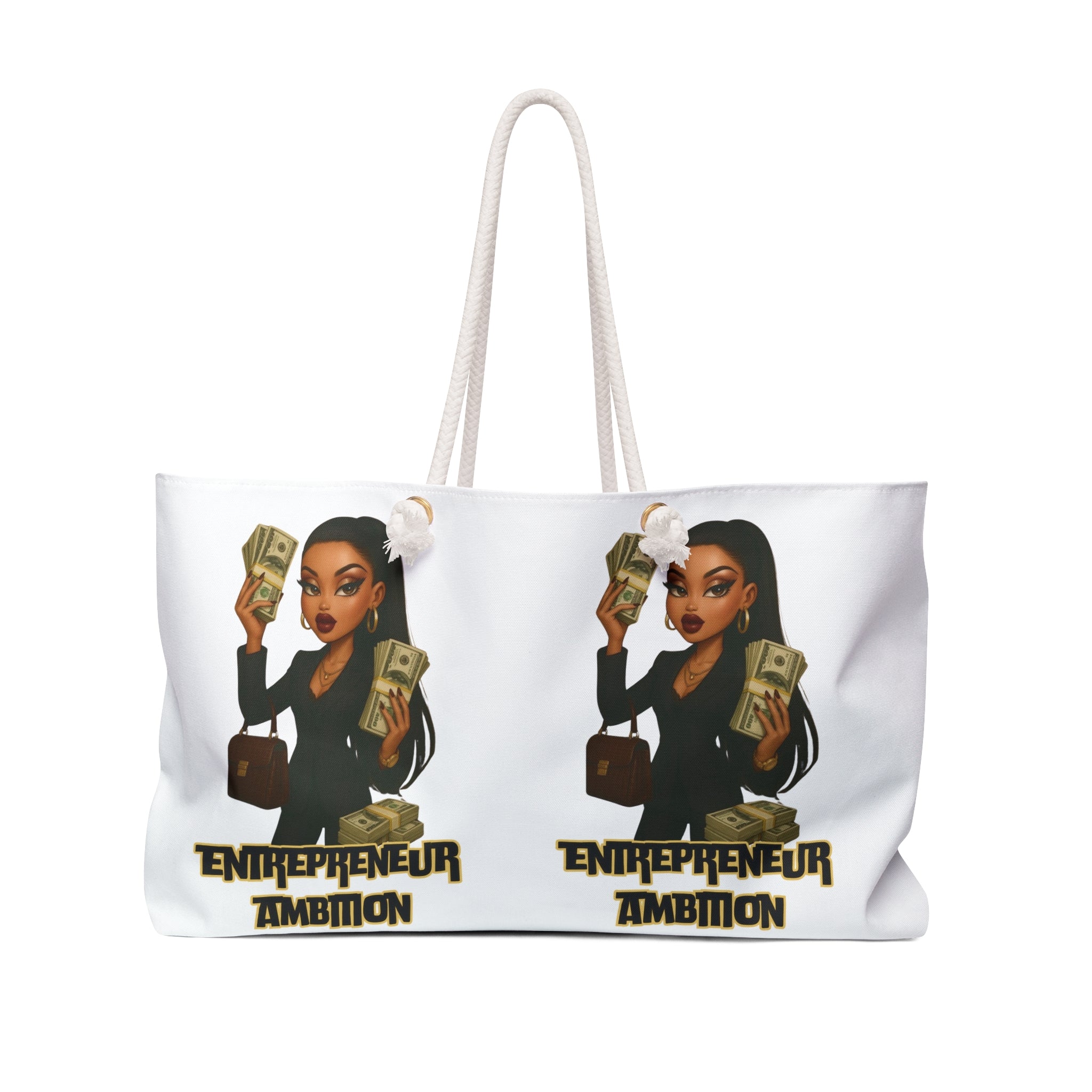 Entrepreneur Ambition Weekender Bag, Travel Tote, Stylish Gym Bag, Business Carryall, Motivational Beach Bag