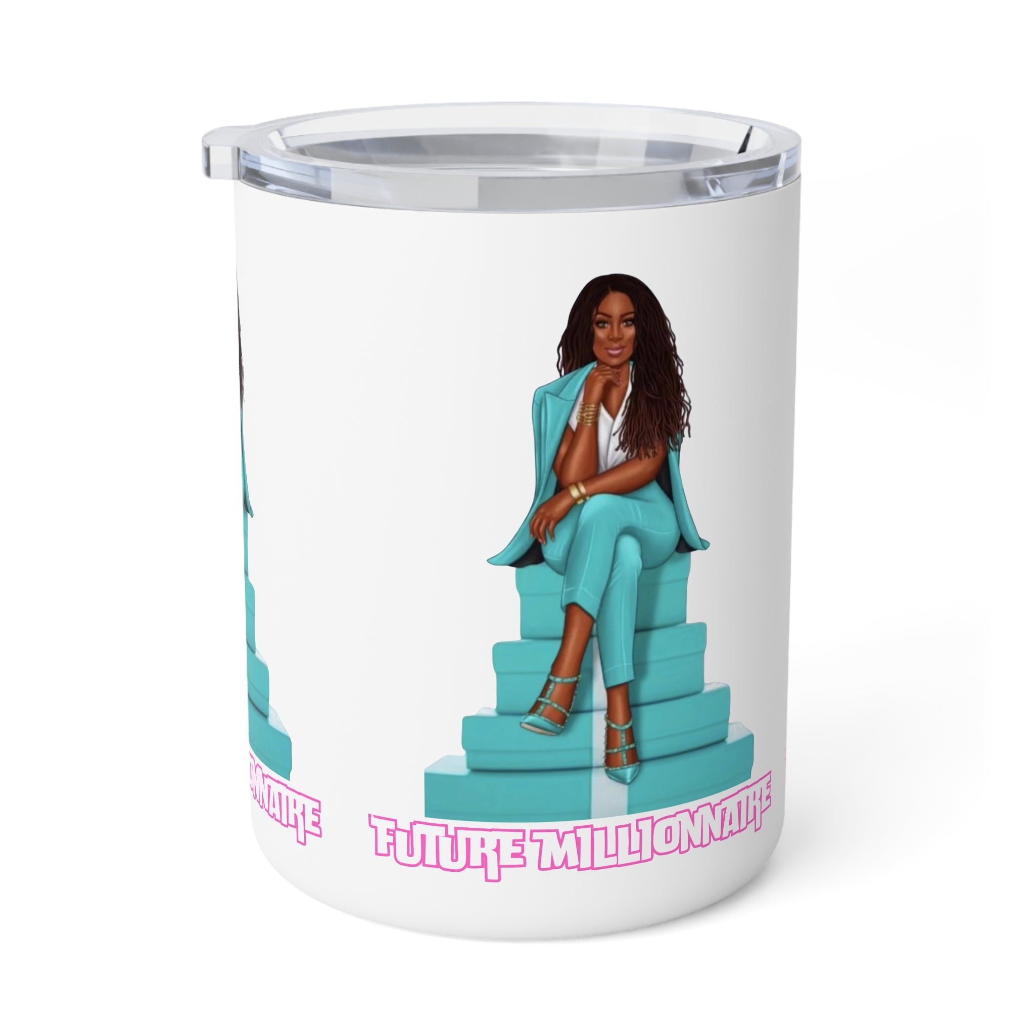 Future Millionaire Insulated Coffee Mug, Empowerment Gift, Coffee Lover Mug, Motivational Mug, Inspirational Kitchenware