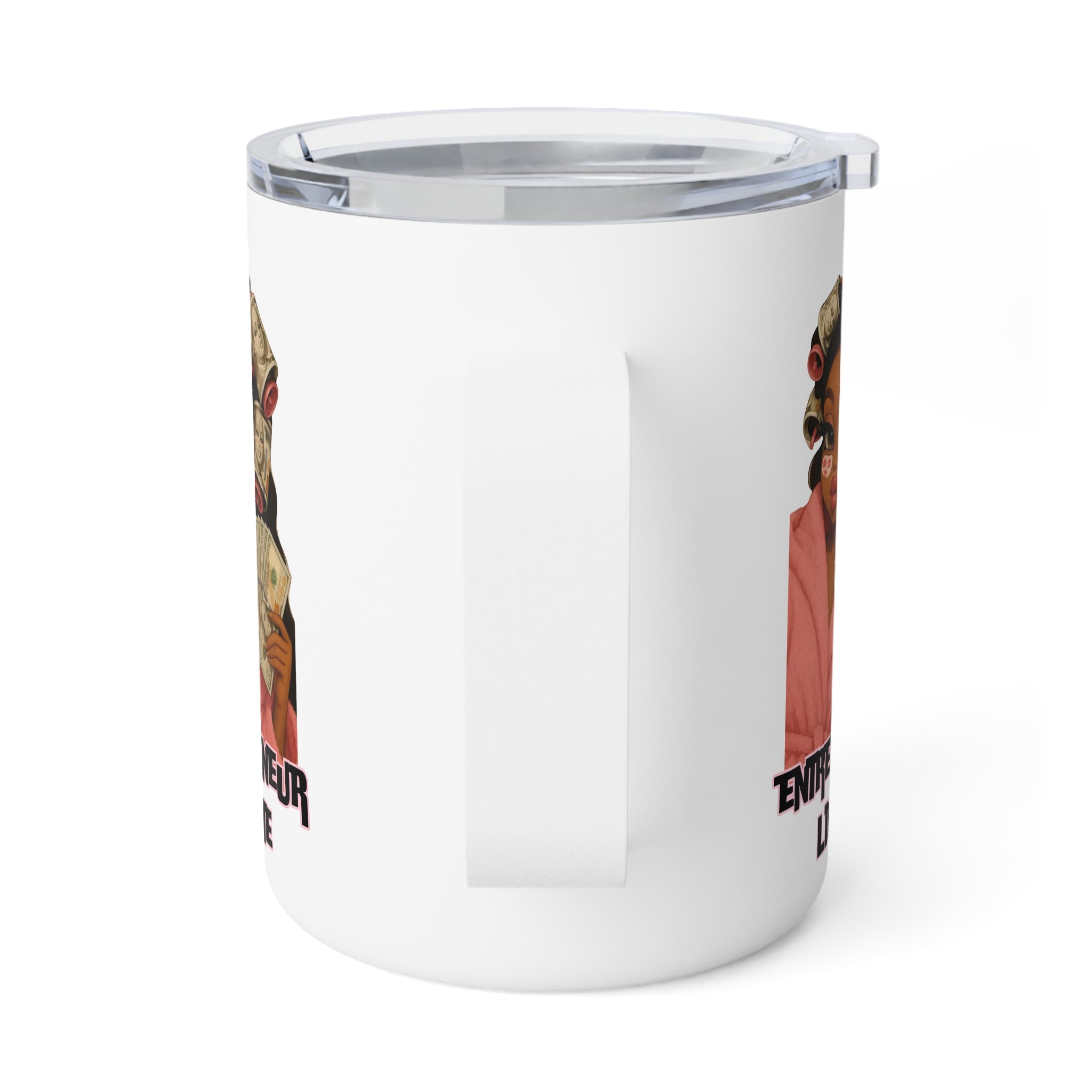 Empowered Entrepreneur Insulated Coffee Mug, 10oz - Stylish Travel Mug for Coffee Lovers, Gift for Her, Business Motivation, [...]
