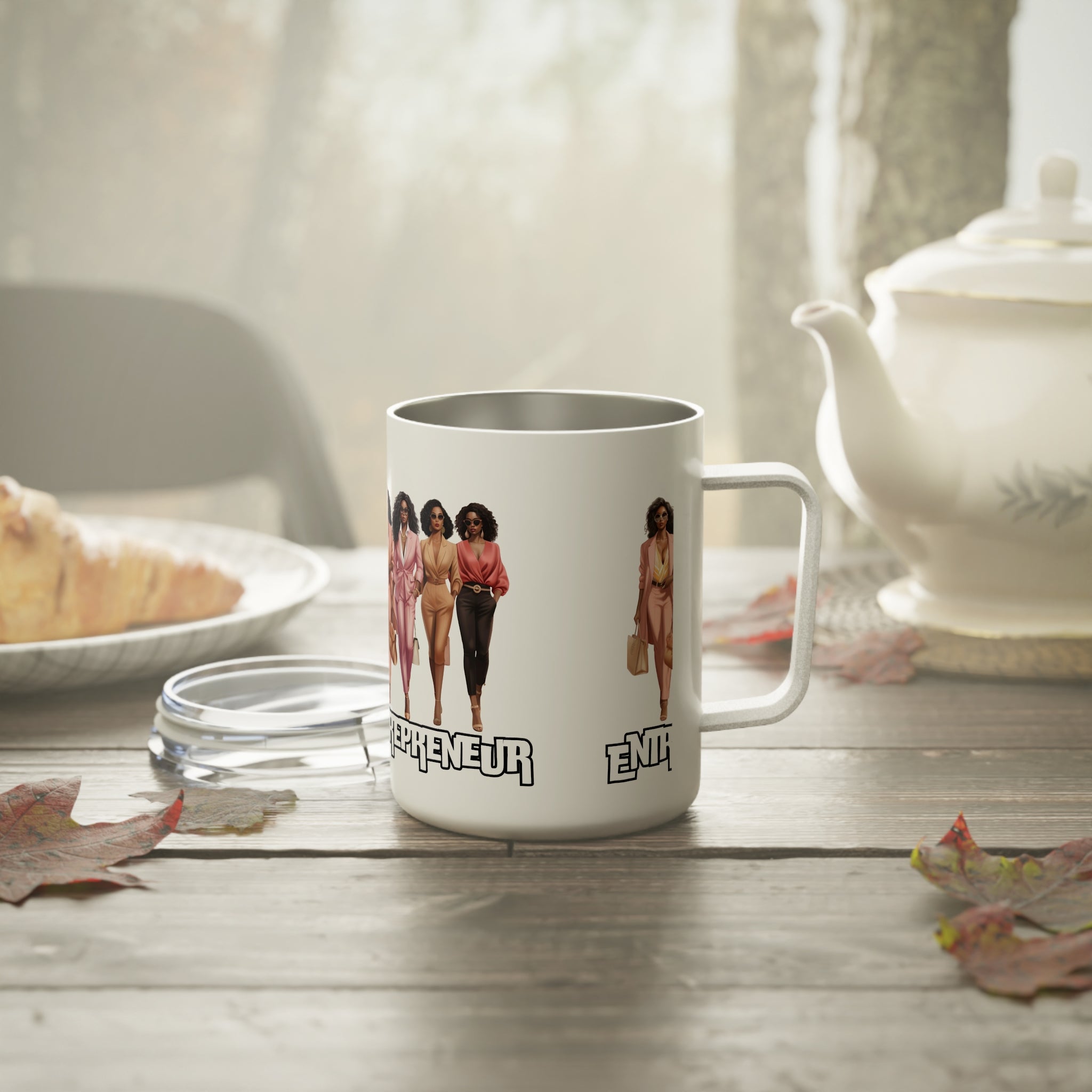 Empowered Entrepreneur Insulated Coffee Mug - Perfect for Motivated Women, Gift for Boss Ladies, Stylish Travel Cup, Holiday Present, [...]