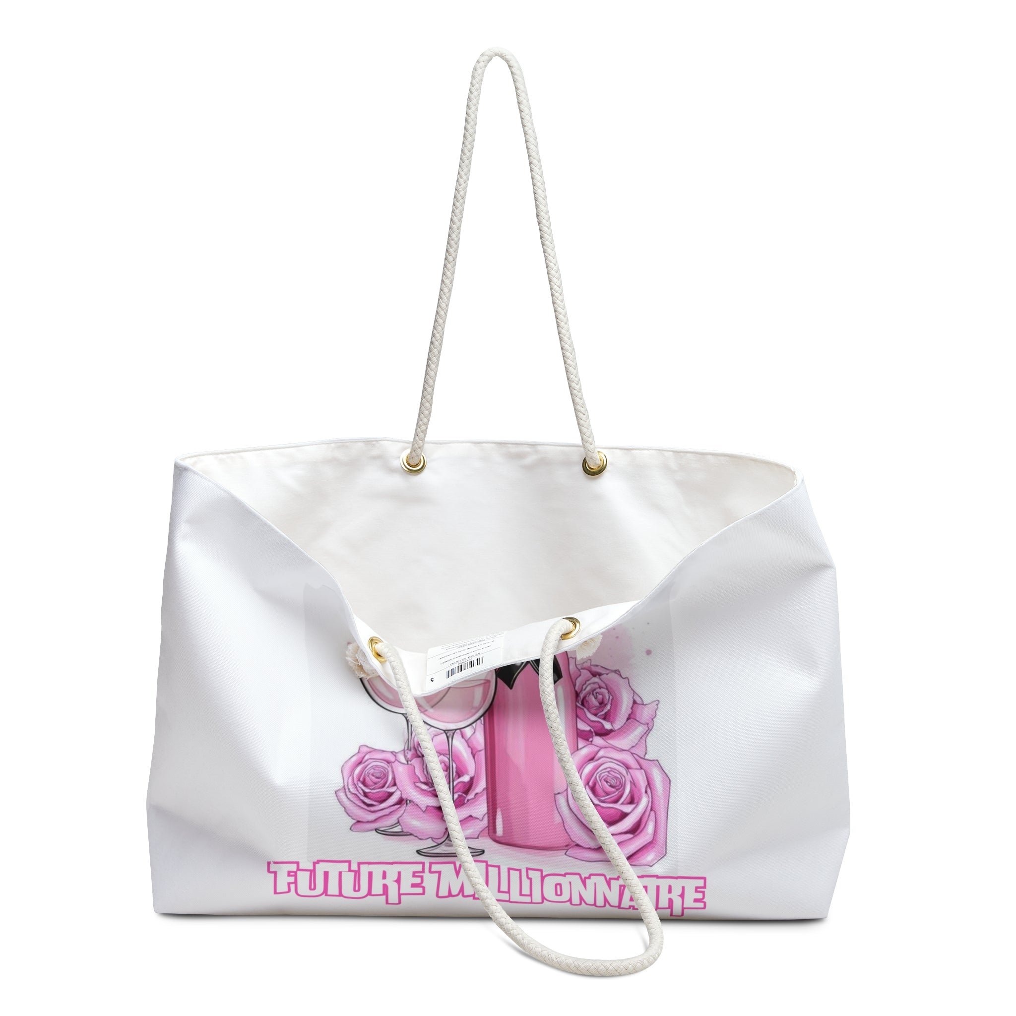 Future Millionaire Weekender Bag - Stylish Tote for Getaways, Travel & Pool Days, Perfect for Birthdays, Bridesmaids, Party Favors