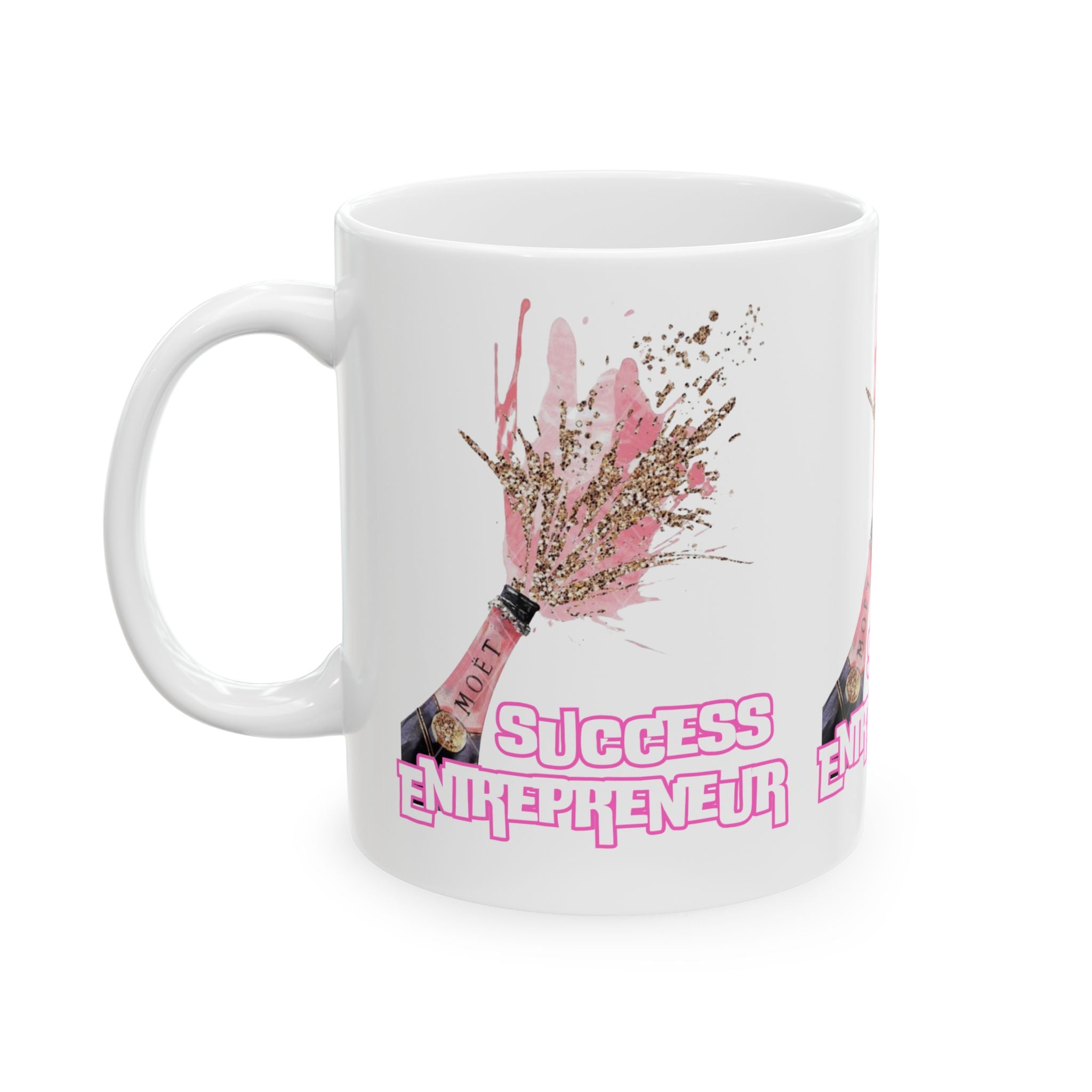 Motivational Ceramic Mug for Entrepreneurs, Success Gift, Inspirational Beverage Holder, Business Owner Coffee Cup, Unique Office Decor