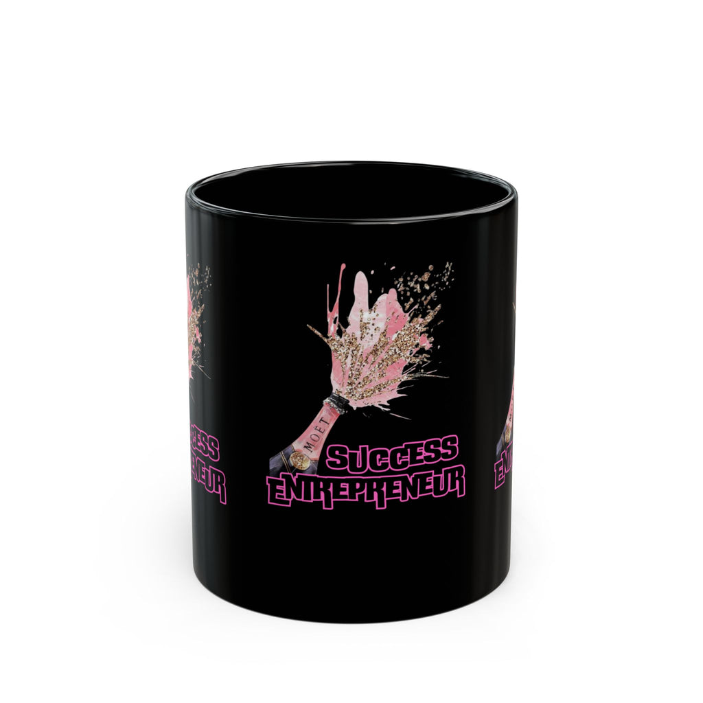 Entrepreneur Success Mug | Black Coffee Cup, Motivational Gift for Business Lovers, Funny Office Mug, CEO Present, Start-Up Motivation