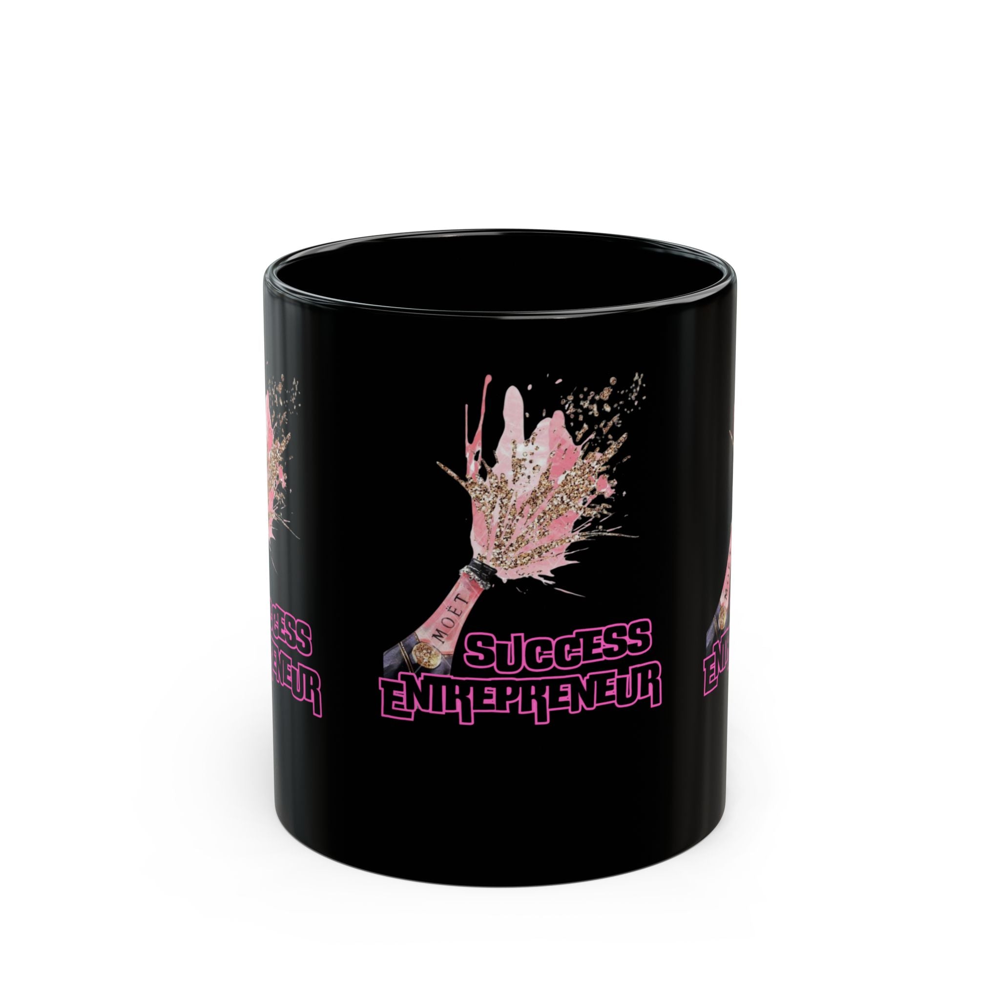 Entrepreneur Success Mug | Black Coffee Cup, Motivational Gift for Business Lovers, Funny Office Mug, CEO Present, Start-Up Motivation