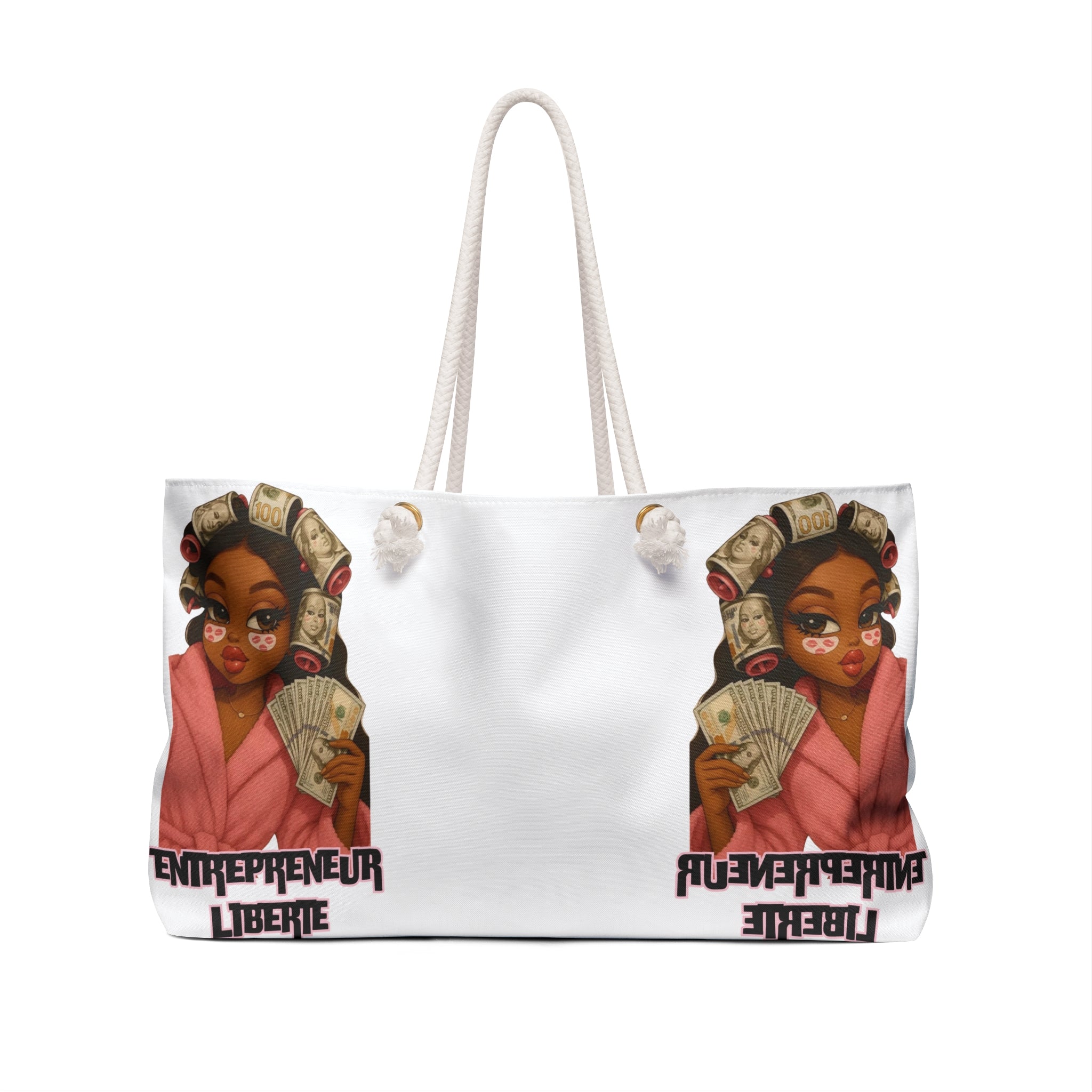 Entrepreneur Vibe Weekender Bag | Stylish Travel Tote for Women, Perfect for Weekend Getaways, Business Trips, and Gifts