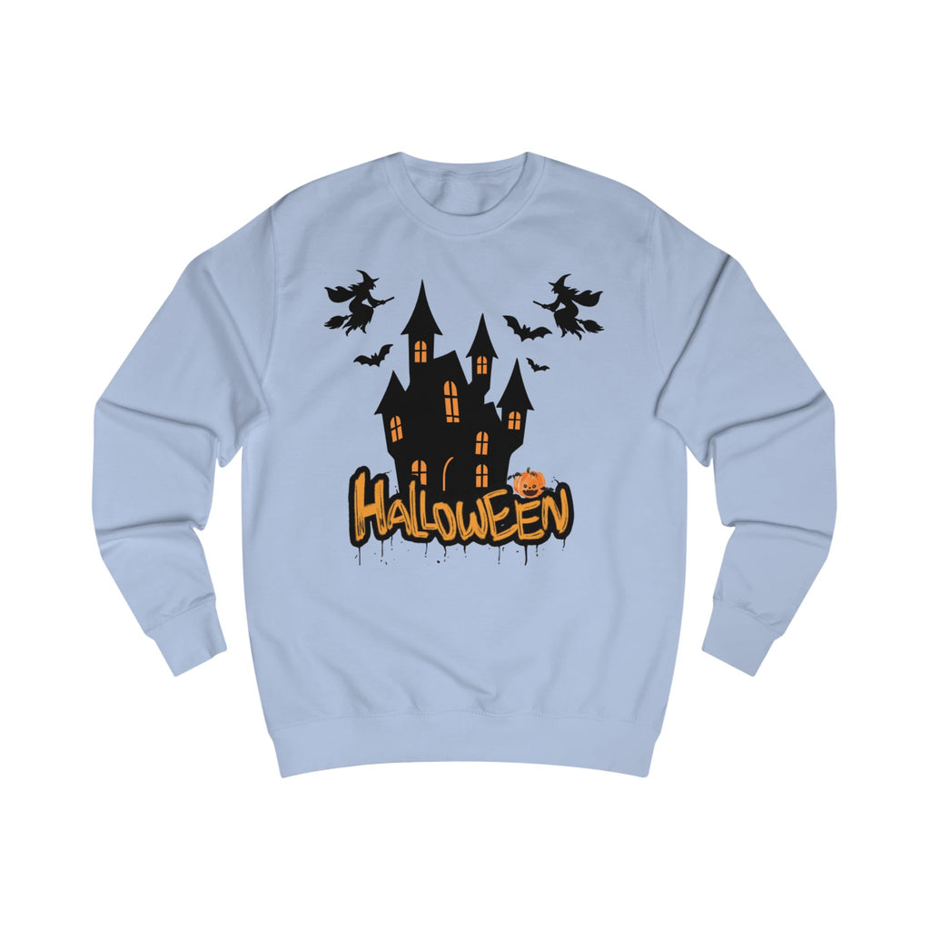 Halloween Sweatshirt with Spooky Castle Design, Cozy Fall Apparel for Trick-or-Treating, Unisex Halloween Clothing, Gift for Halloween [...]