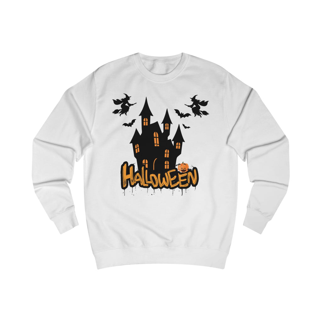 Halloween Sweatshirt with Spooky Castle Design, Cozy Fall Apparel for Trick-or-Treating, Unisex Halloween Clothing, Gift for Halloween [...]