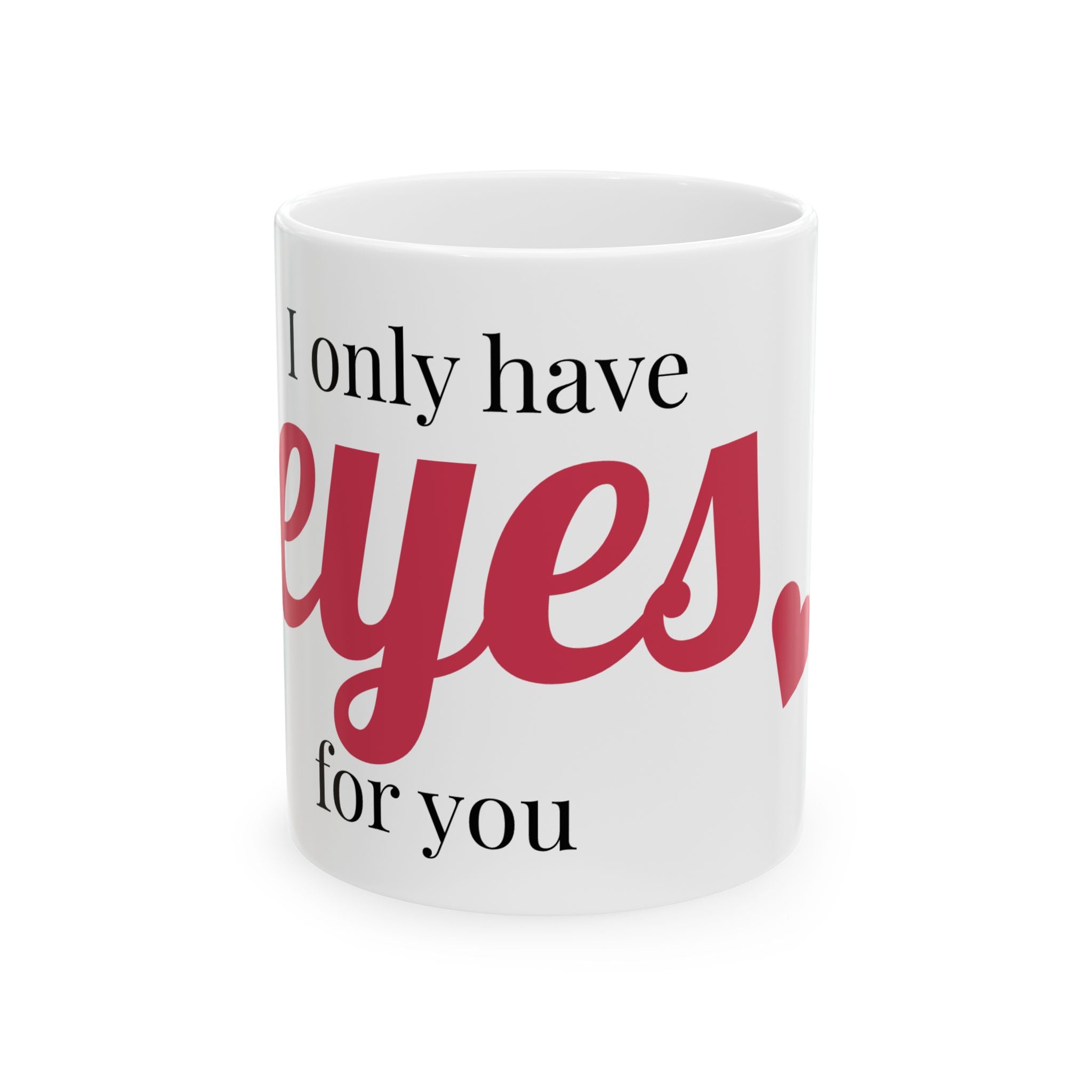 Mug with Heart Design - Ceramic Mug