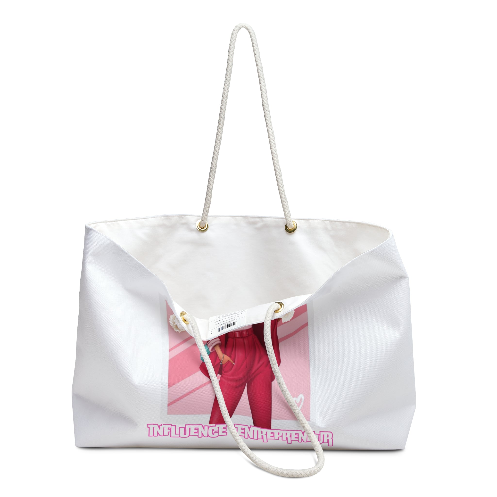 Chic Weekender Bag for Influencers, Stylish Travel Tote, Entrepreneur Gift, Fashionable Gym Bag, Overnight Bag