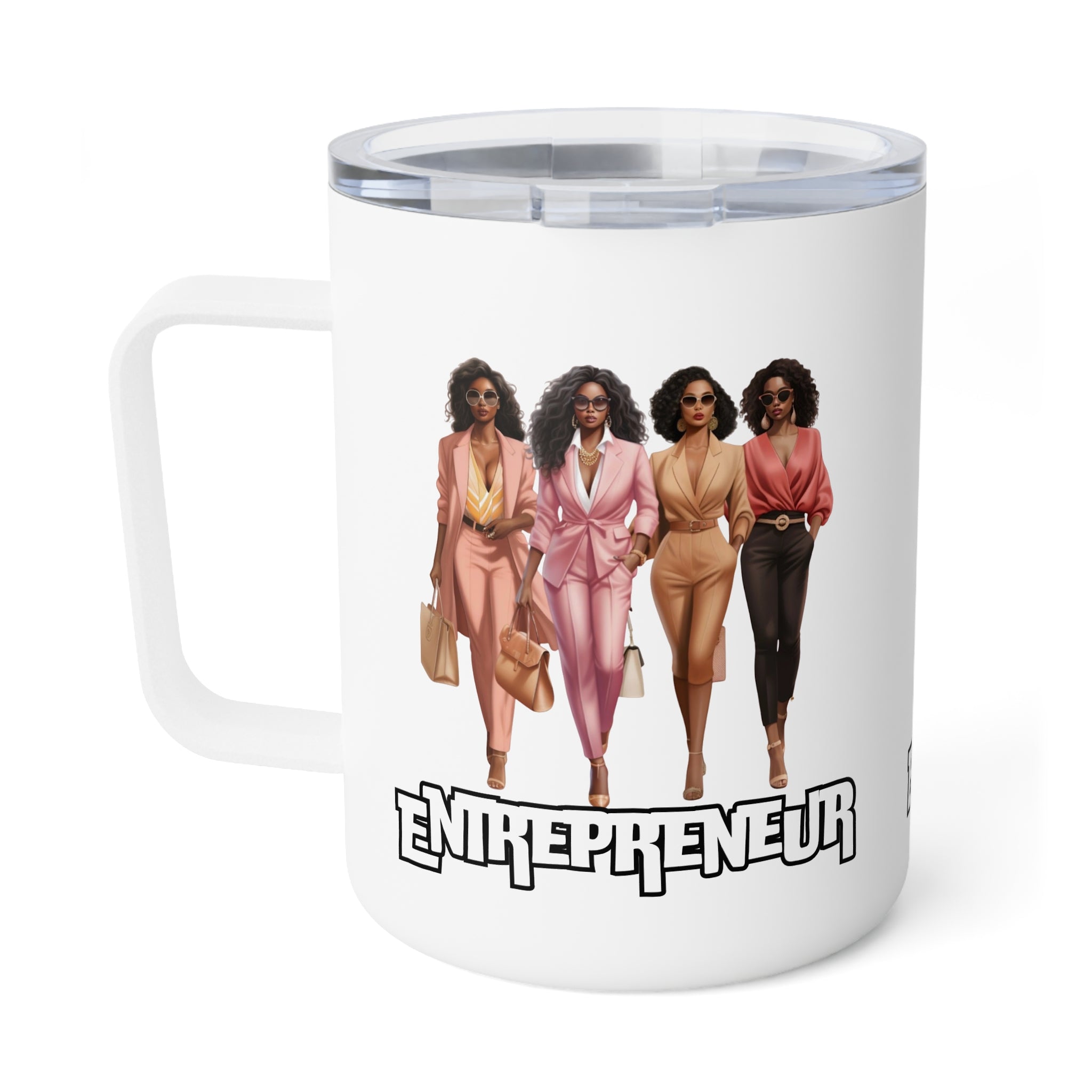 Empowered Entrepreneur Insulated Coffee Mug - Perfect for Motivated Women, Gift for Boss Ladies, Stylish Travel Cup, Holiday Present, [...]