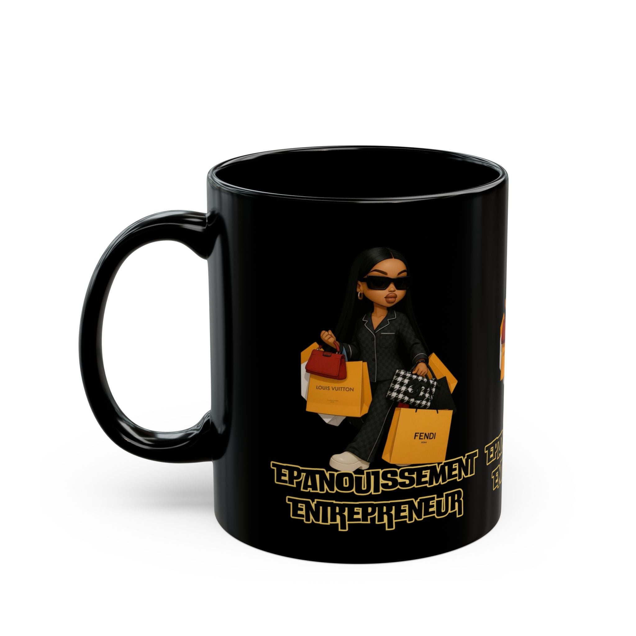 Stylish Entrepreneurial Black Mug - Perfect Gift for Fashion Lovers, Business Owners, Motivational Coffee Mug, Trendy Drinkware, Chic [...]