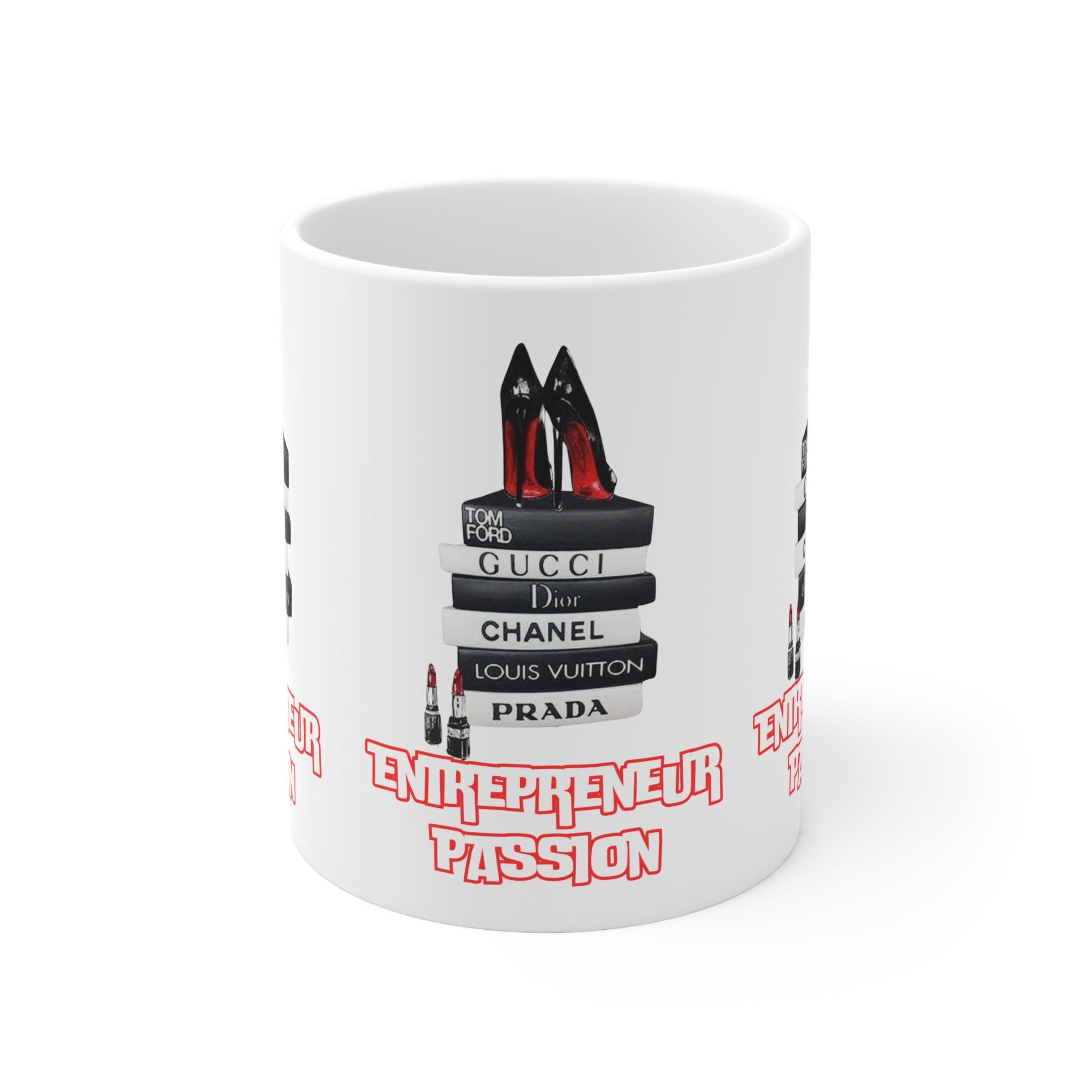 Chic Entrepreneur Ceramic Coffee Cups, Fashionable Mug for Business Lovers, Motivational Drinkware, Stylish Gift for Her, Businesswoman Mug