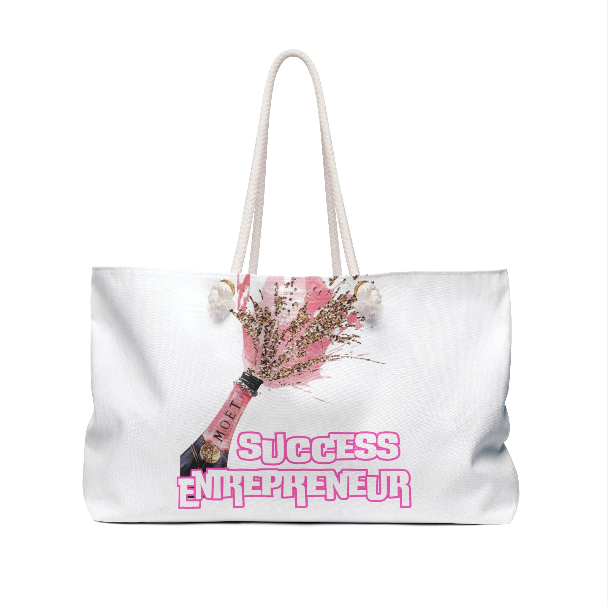 Chic Success Entrepreneur Weekender Bag, Stylish Tote for Travel, Business, Gifts, Bridal Showers, Celebrations