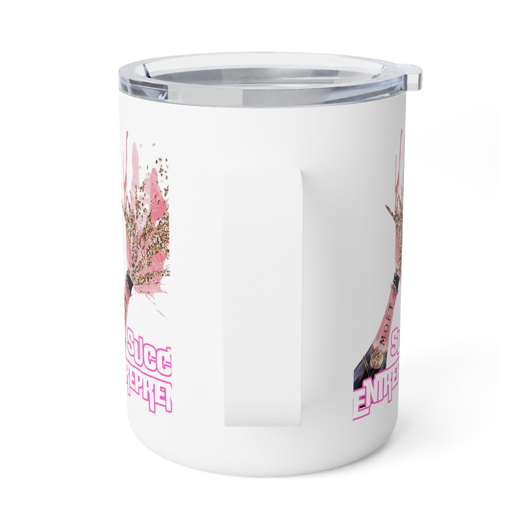 Success Entrepreneur Insulated Coffee Mug, Motivational Travel Mug, Gift for Entrepreneurs, Fun Office Mug, Women's Coffee Cup