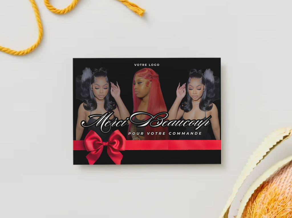 Carte de remerciement digitale – Marketing capillaire & fidélisation client