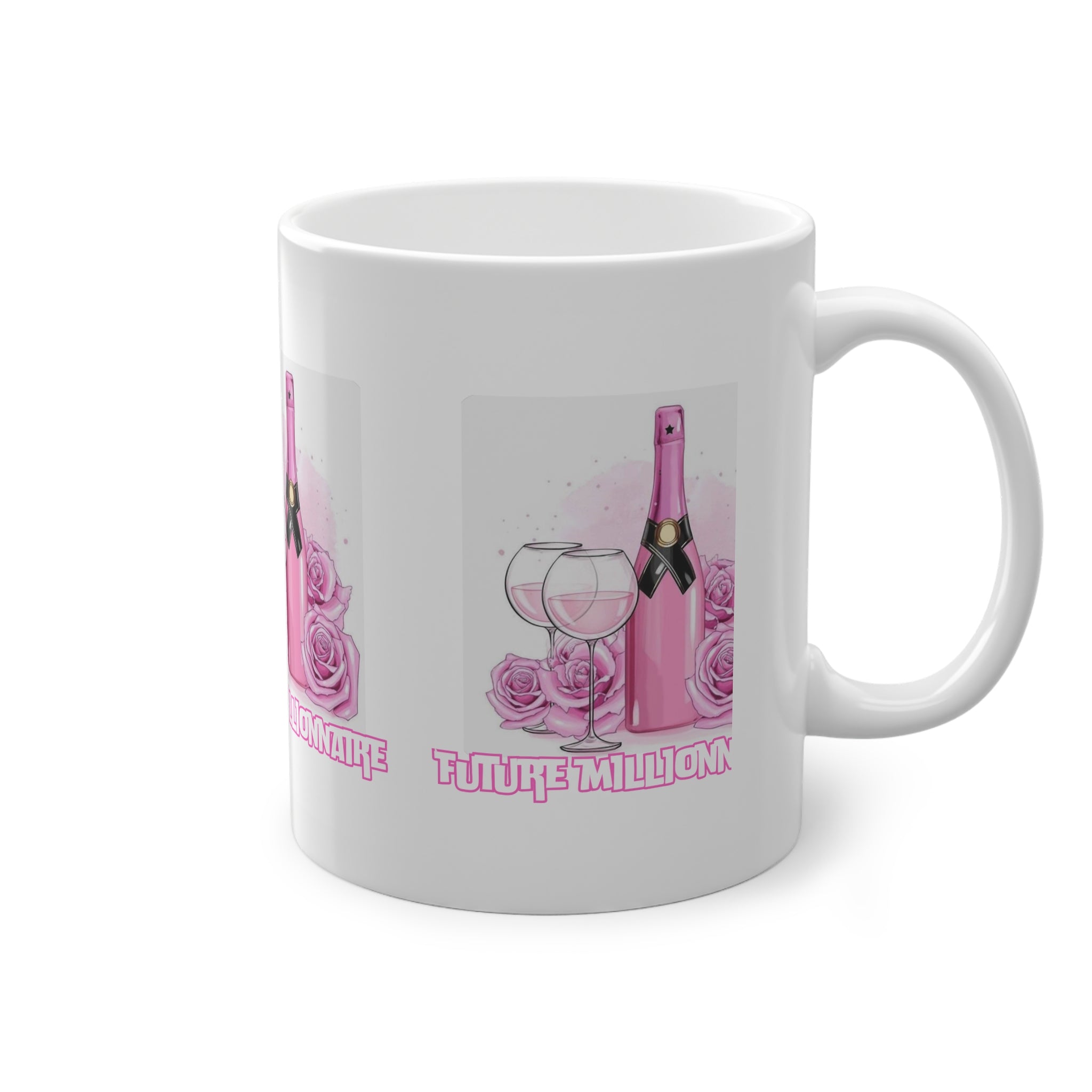 Future Millionaire Standard Mug - Perfect Gift for Dreamers, Celebrations, Motivational Decor, Mug for Women, Inspirational Coffee Mug