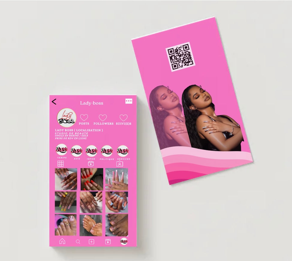 Carte de visite nails