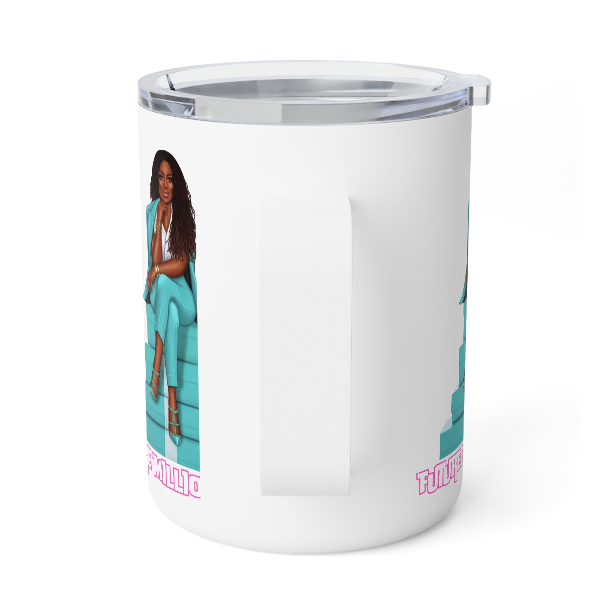 Future Millionaire Insulated Coffee Mug, Empowerment Gift, Coffee Lover Mug, Motivational Mug, Inspirational Kitchenware