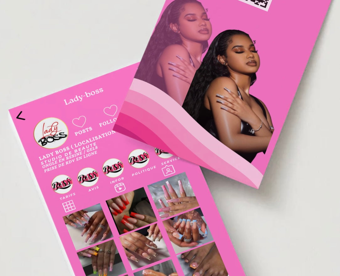 Carte de visite nails