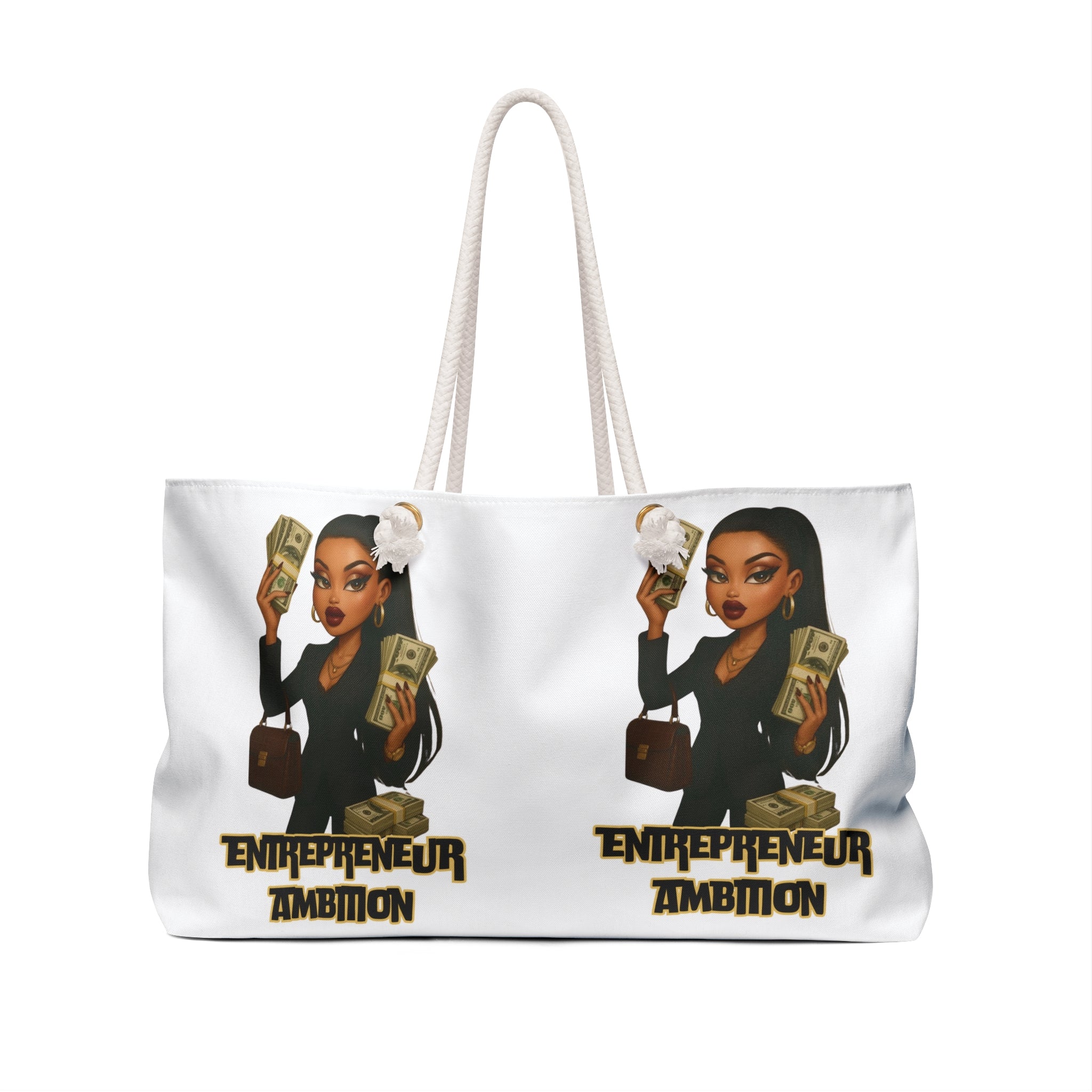 Entrepreneur Ambition Weekender Bag, Travel Tote, Stylish Gym Bag, Business Carryall, Motivational Beach Bag