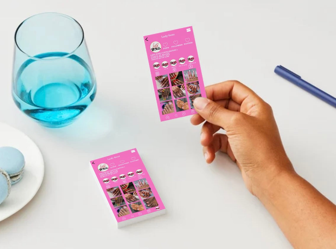 Carte de visite nails