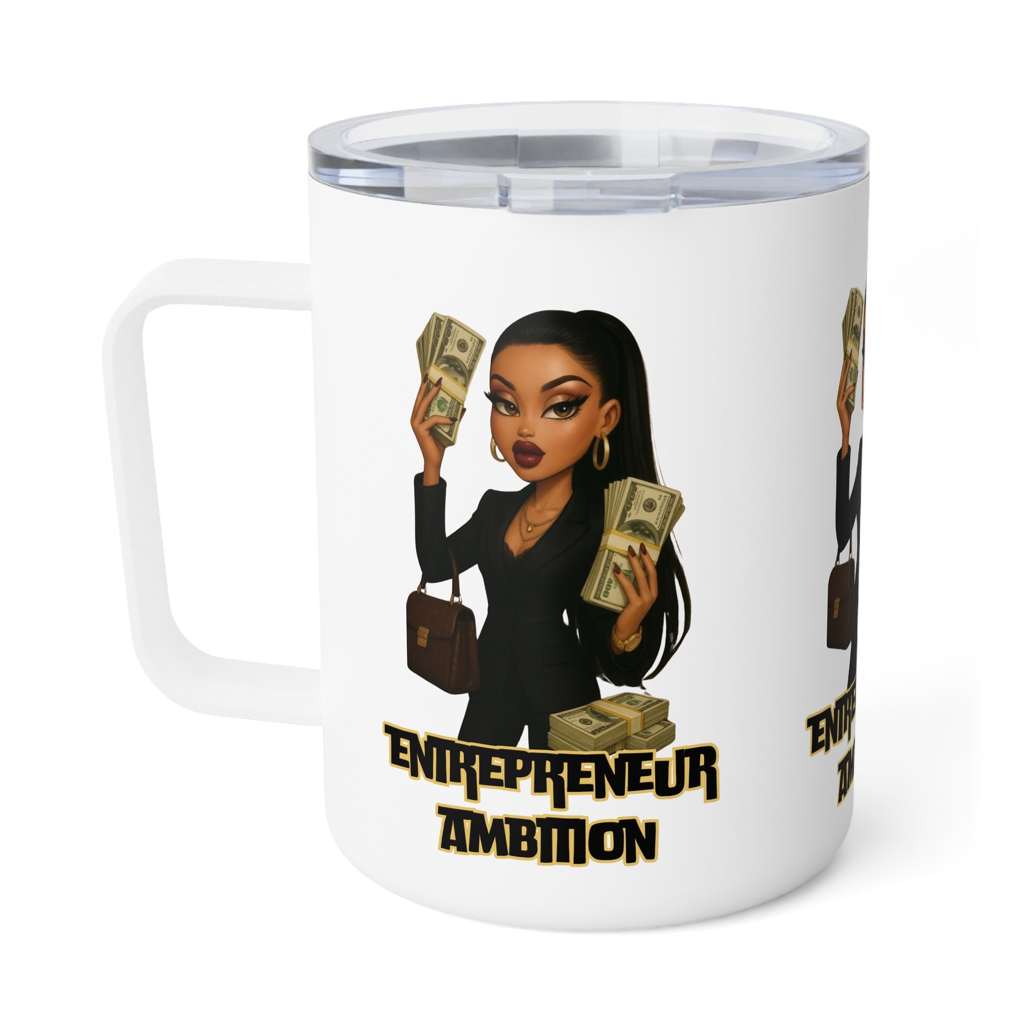 Entrepreneur Ambition Insulated Coffee Mug, 10oz - Perfect for Ambitious Professionals, Unique Gift for Bosses, Motivational [...]