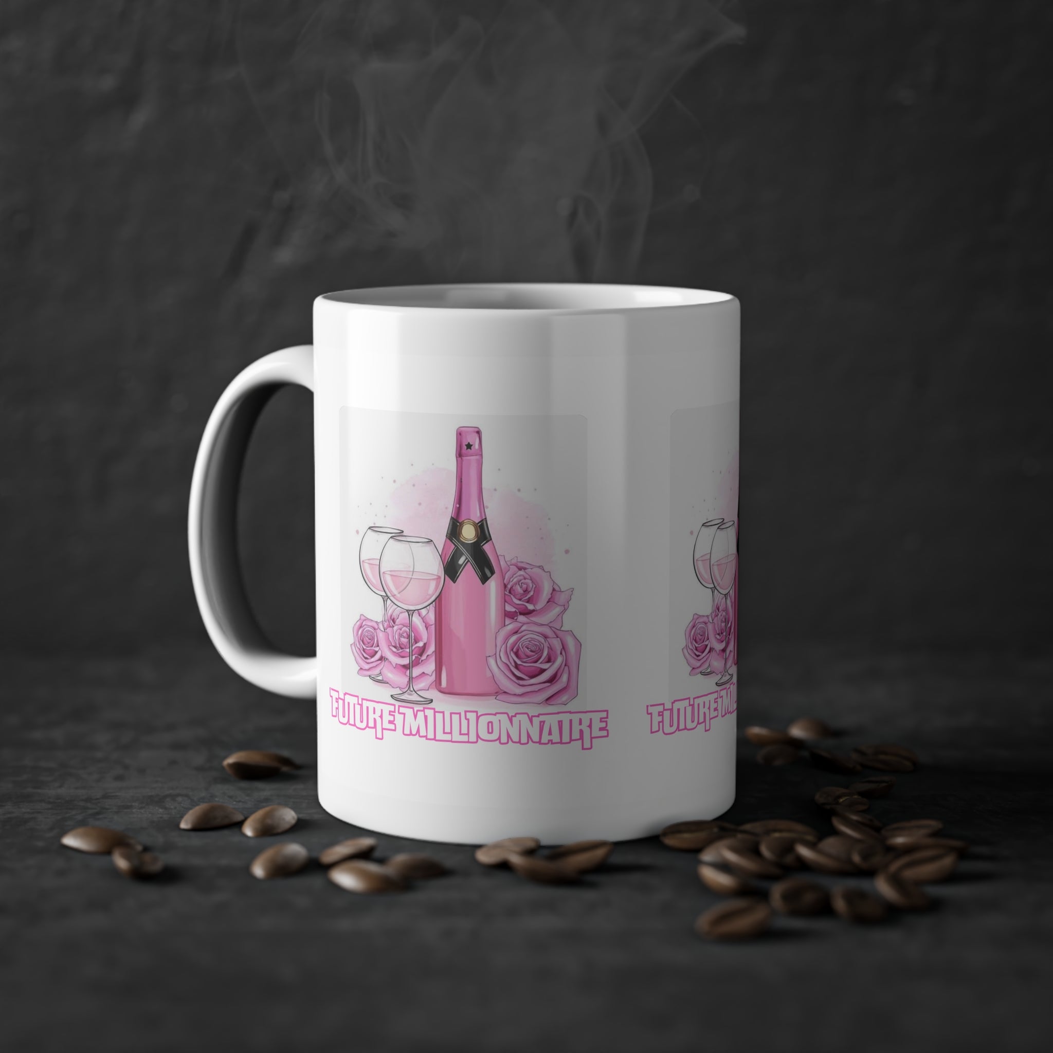 Future Millionaire Standard Mug - Perfect Gift for Dreamers, Celebrations, Motivational Decor, Mug for Women, Inspirational Coffee Mug