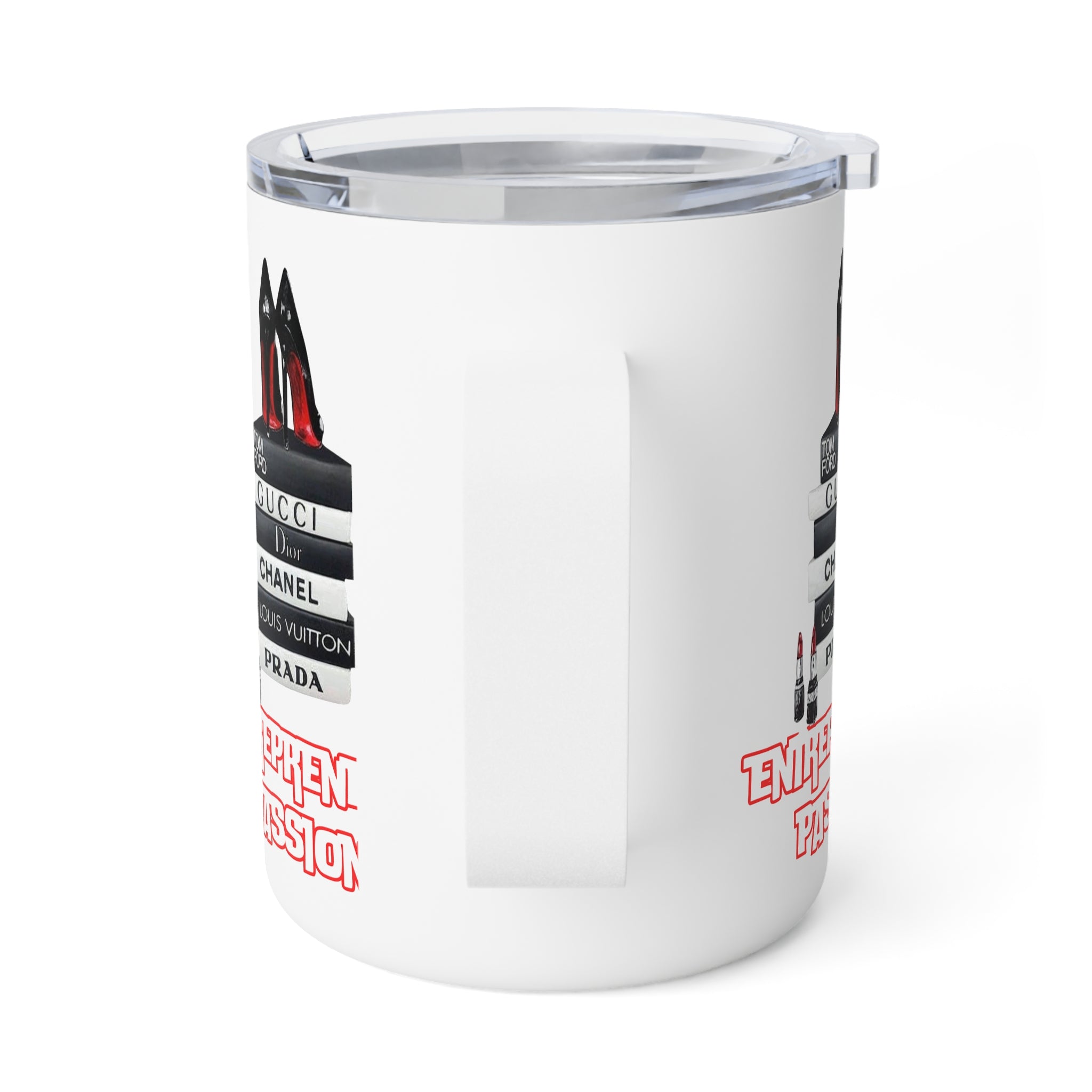 Chic Insulated Coffee Mug - Stylish Gift for Entrepreneurs, Fashion Lovers, Work Inspiration, Office Decor, Birthday Present