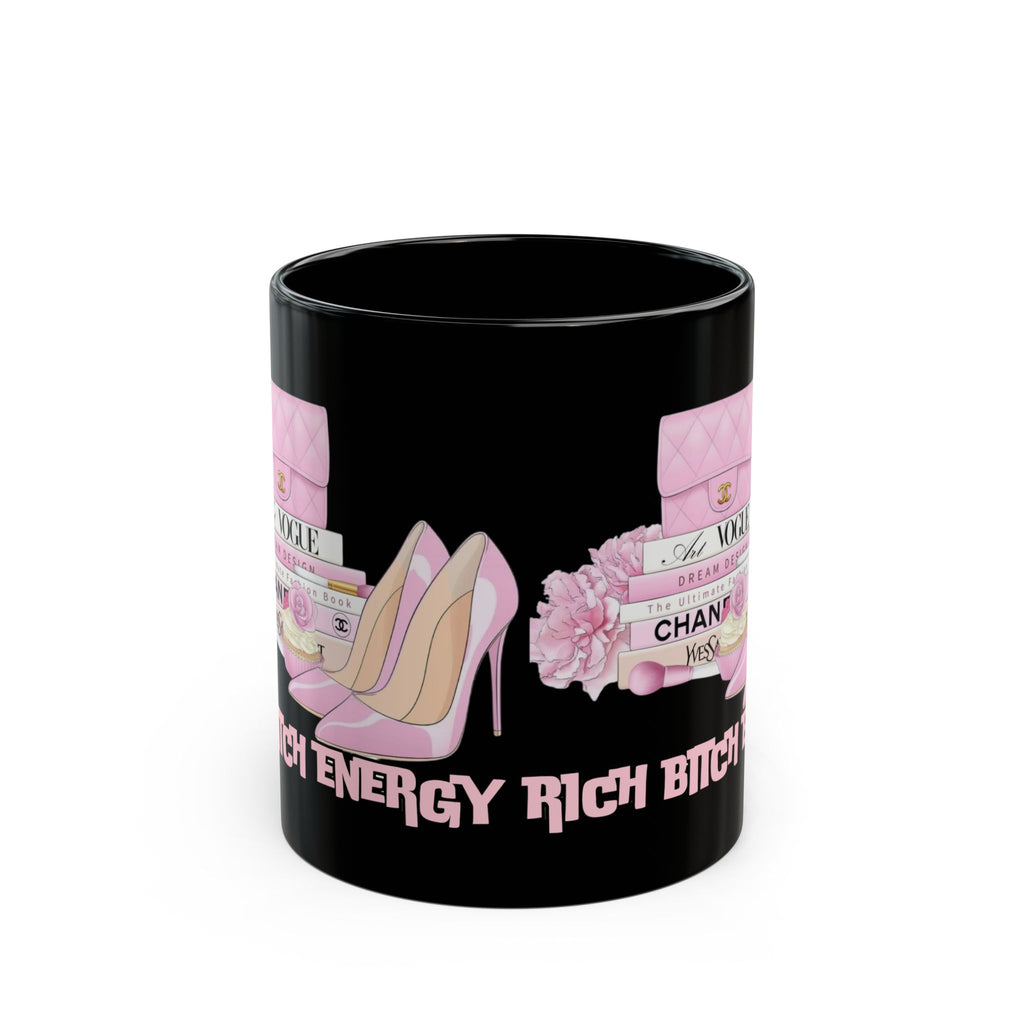 Chic Pink High Heel Mug | Rich Energy Coffee Cup, Fashion Lover Gift, Stylish Drinkware for Birthdays, Celebrations, Self-Care