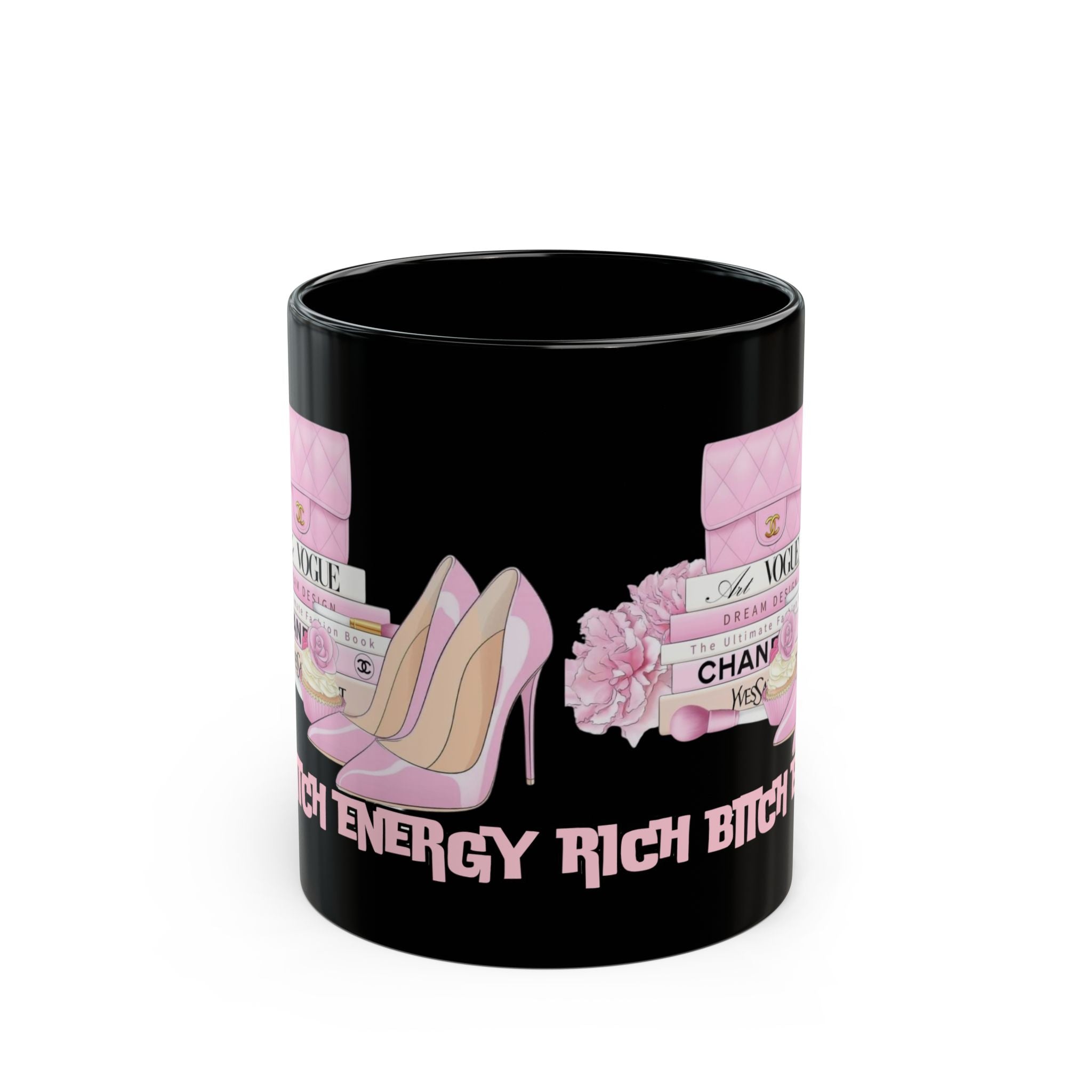 Chic Pink High Heel Mug | Rich Energy Coffee Cup, Fashion Lover Gift, Stylish Drinkware for Birthdays, Celebrations, Self-Care