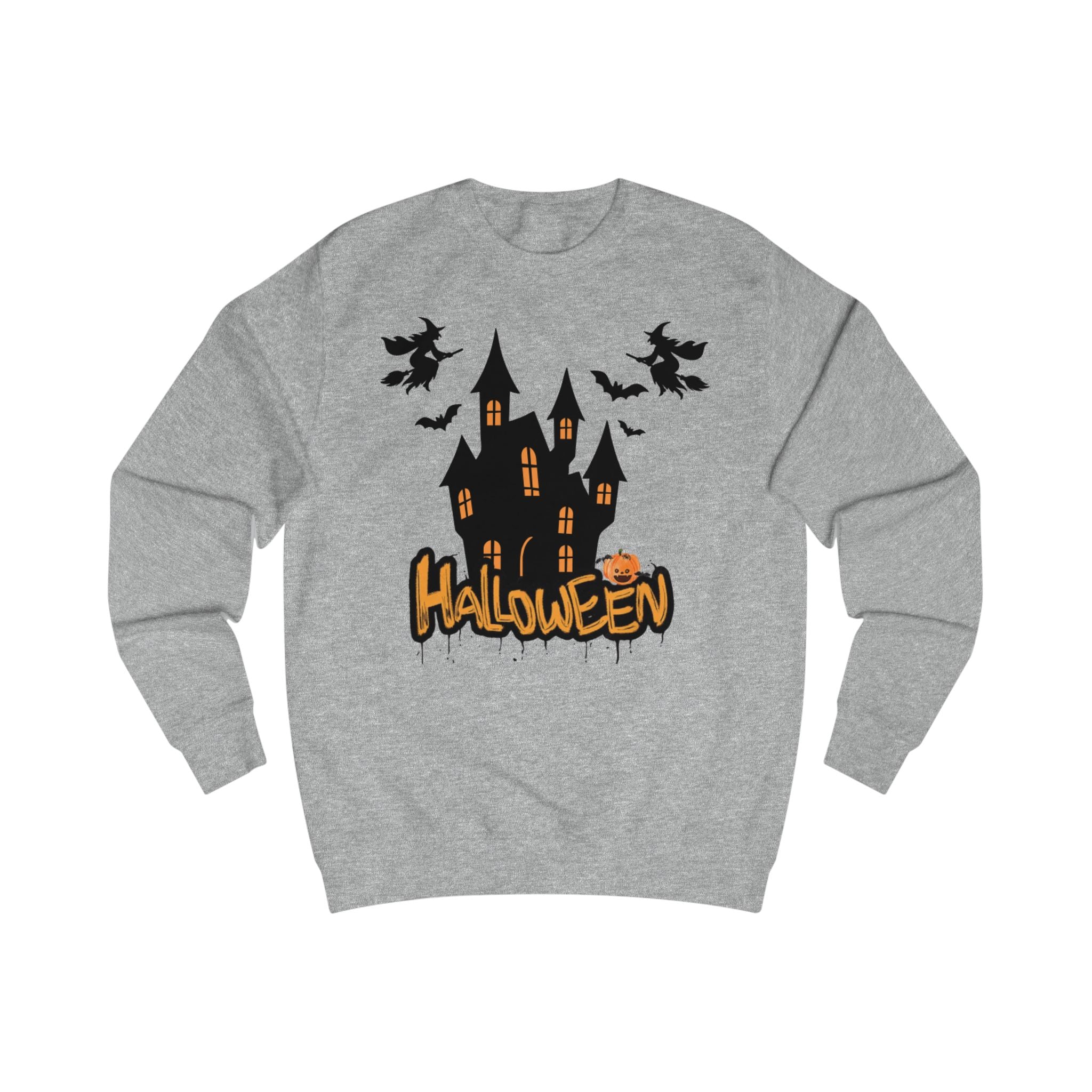 Halloween Sweatshirt with Spooky Castle Design, Cozy Fall Apparel for Trick-or-Treating, Unisex Halloween Clothing, Gift for Halloween [...]