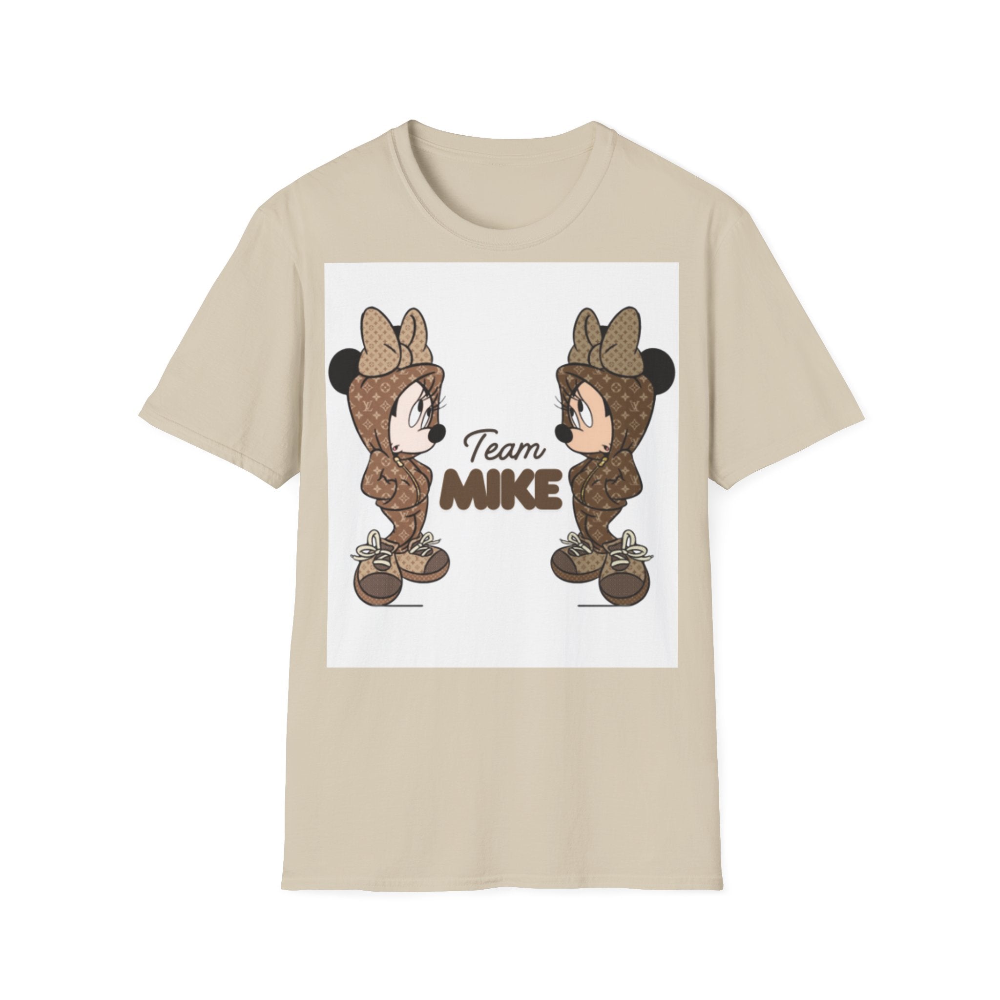 Cute Team Mike Unisex Softstyle T-Shirt, Fun Graphic Tee, Gift for Friends, Casual Wear, Team Spirit Shirt, Birthday Gift
