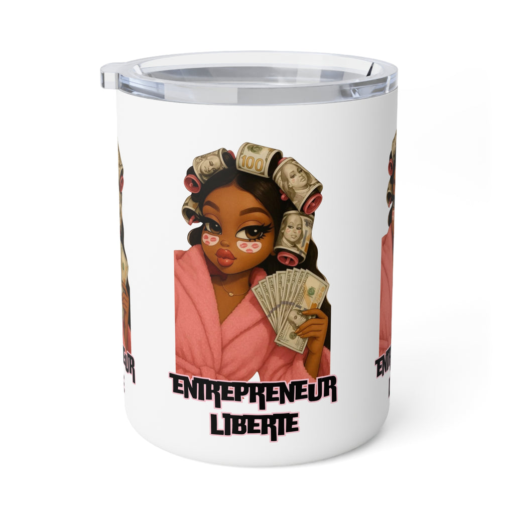 Empowered Entrepreneur Insulated Coffee Mug, 10oz - Stylish Travel Mug for Coffee Lovers, Gift for Her, Business Motivation, [...]