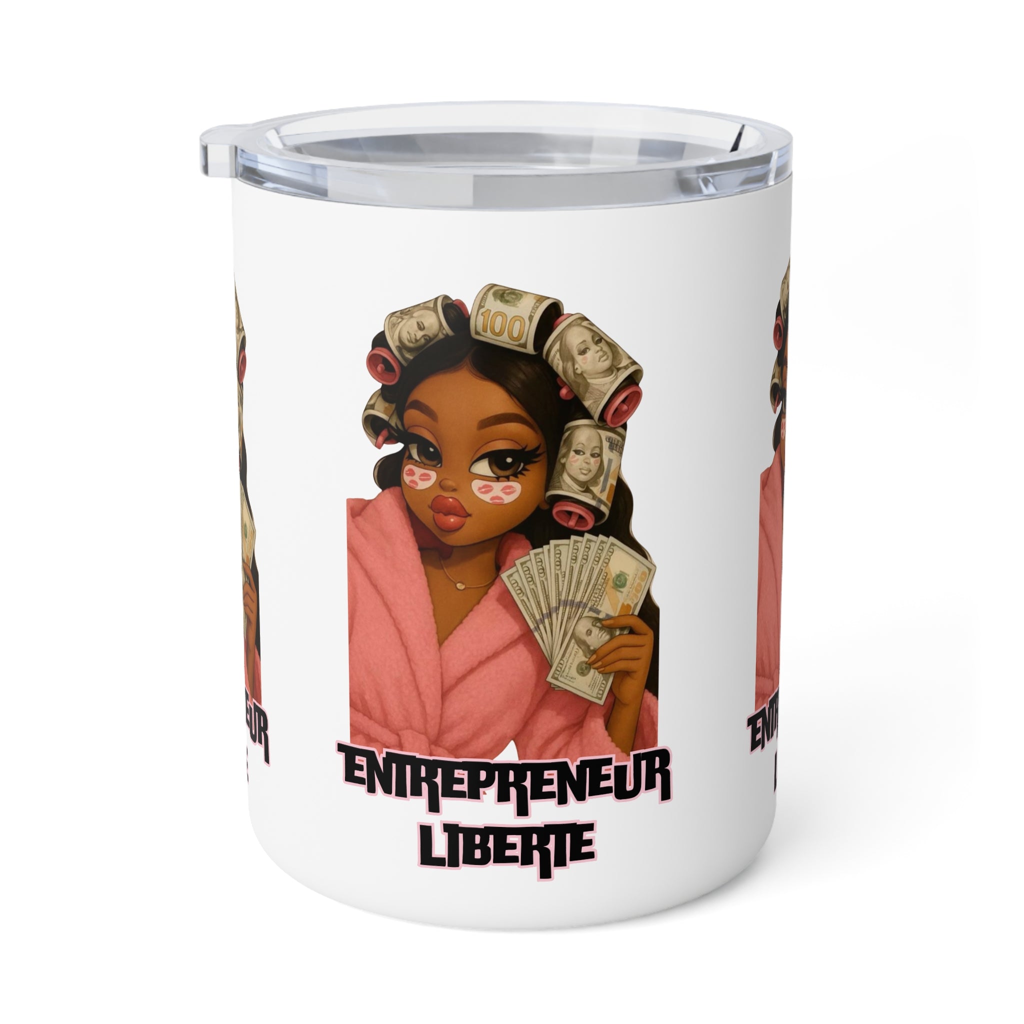 Empowered Entrepreneur Insulated Coffee Mug, 10oz - Stylish Travel Mug for Coffee Lovers, Gift for Her, Business Motivation, [...]