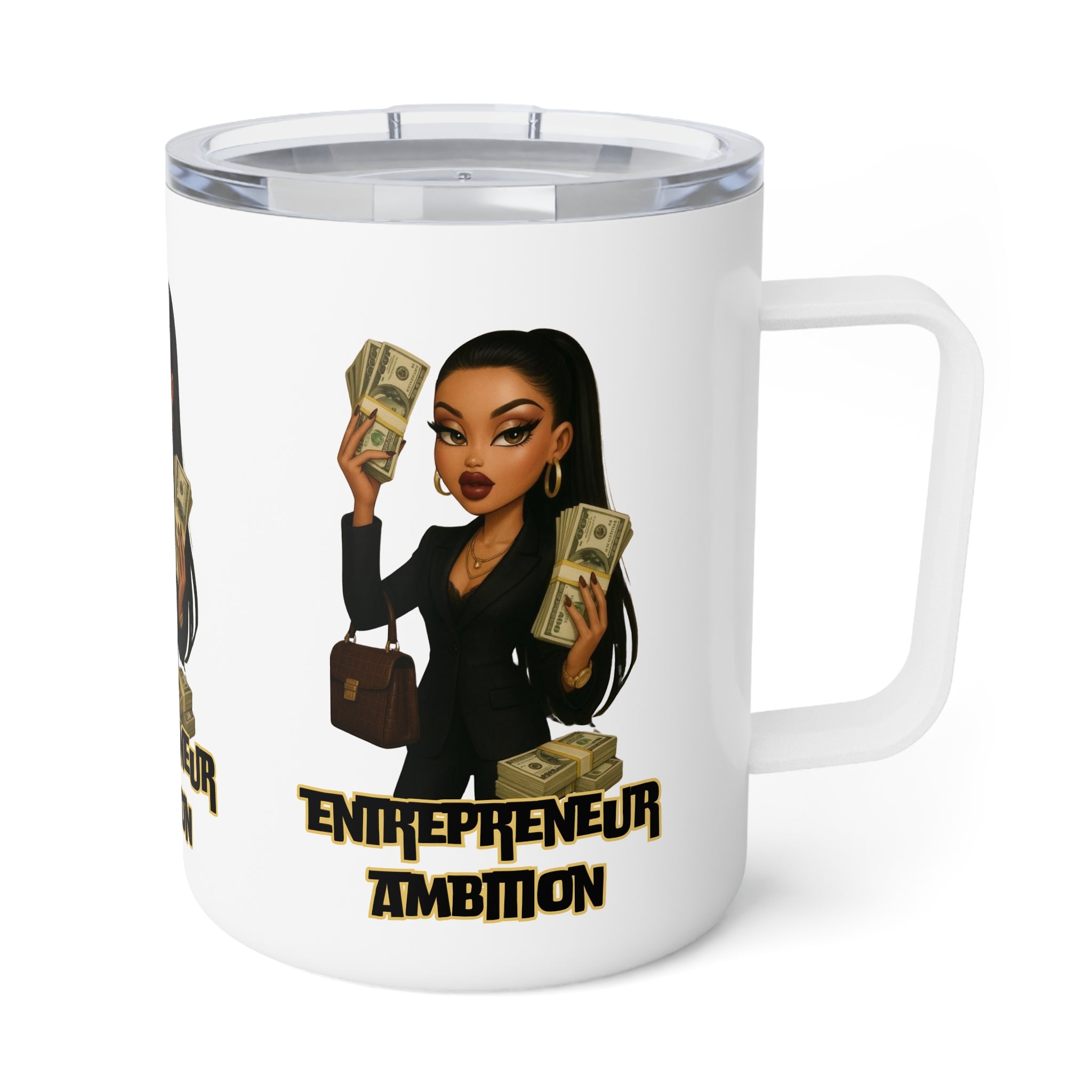 Entrepreneur Ambition Insulated Coffee Mug, 10oz - Perfect for Ambitious Professionals, Unique Gift for Bosses, Motivational [...]