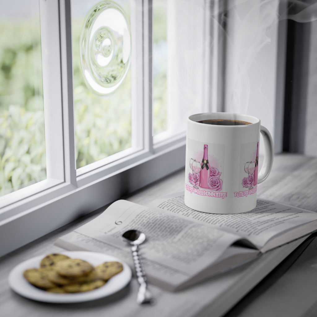 Future Millionaire Standard Mug - Perfect Gift for Dreamers, Celebrations, Motivational Decor, Mug for Women, Inspirational Coffee Mug