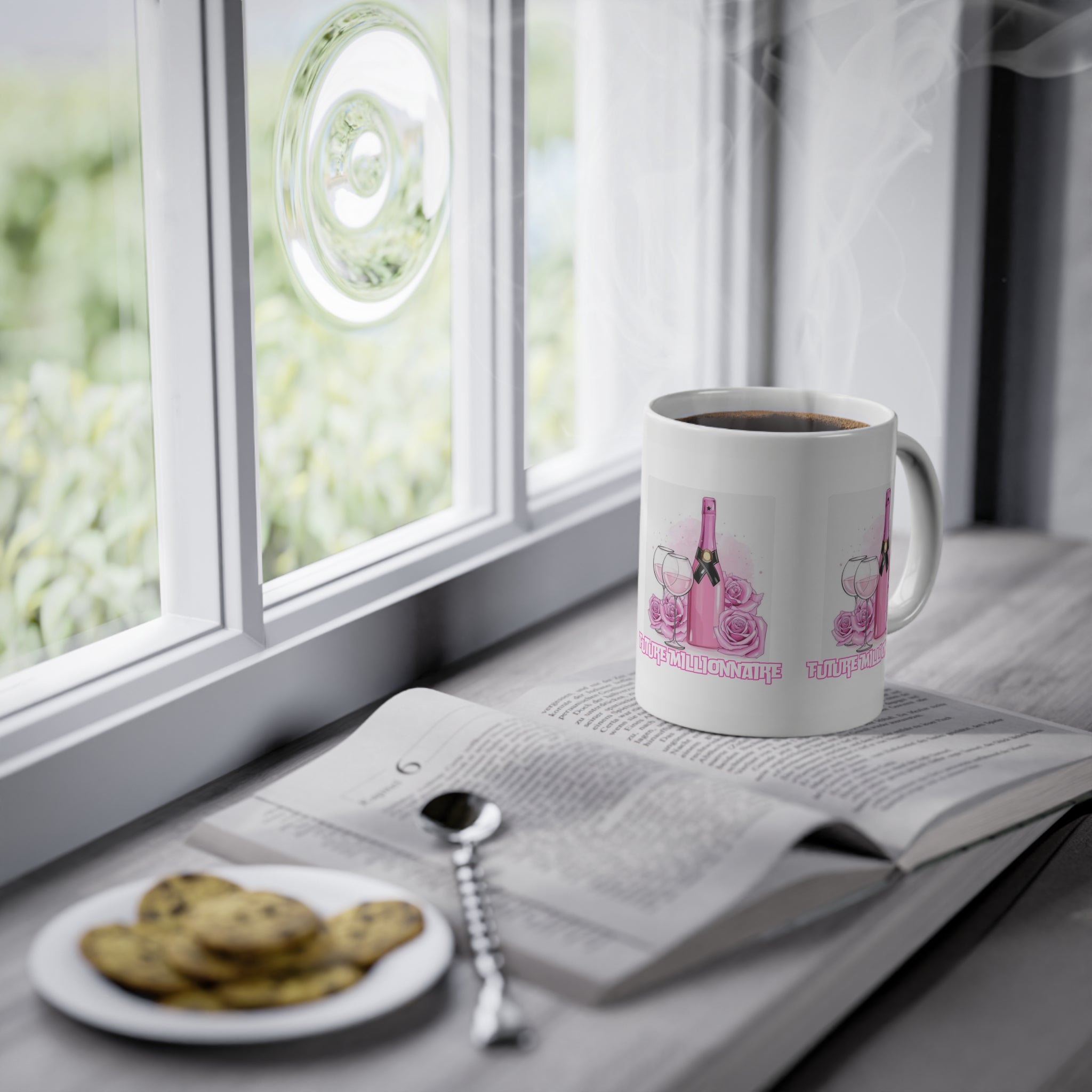 Future Millionaire Standard Mug - Perfect Gift for Dreamers, Celebrations, Motivational Decor, Mug for Women, Inspirational Coffee Mug