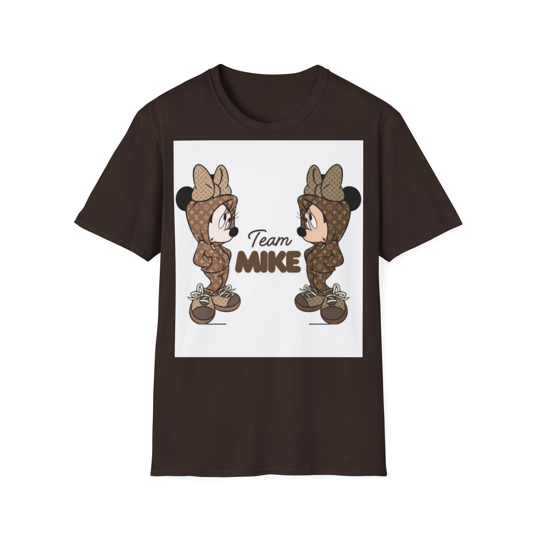 Cute Team Mike Unisex Softstyle T-Shirt, Fun Graphic Tee, Gift for Friends, Casual Wear, Team Spirit Shirt, Birthday Gift