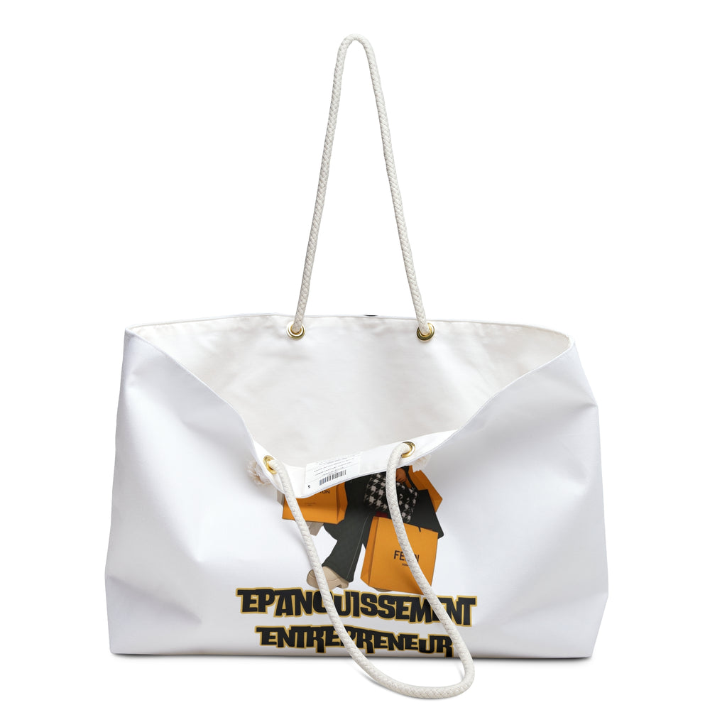 Chic Entrepreneur Weekender Bag | Stylish Travel Tote for Fashion Lovers, Gifts for Her, Beach Bag, Business Casual, Everyday Use