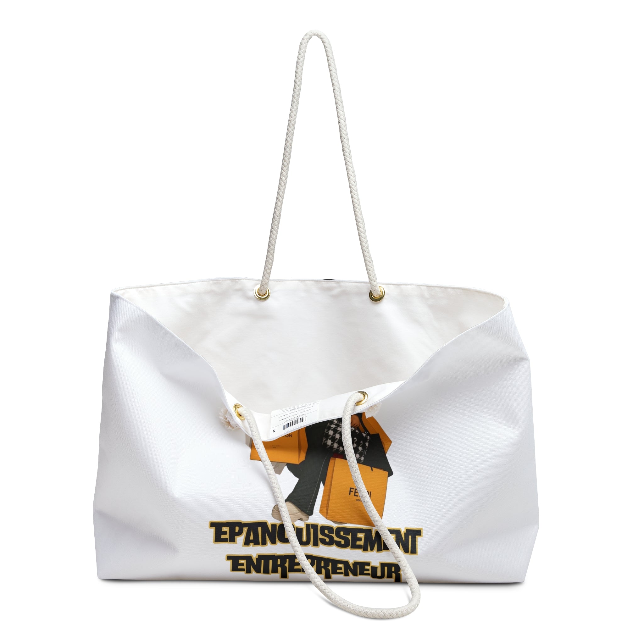 Chic Entrepreneur Weekender Bag | Stylish Travel Tote for Fashion Lovers, Gifts for Her, Beach Bag, Business Casual, Everyday Use