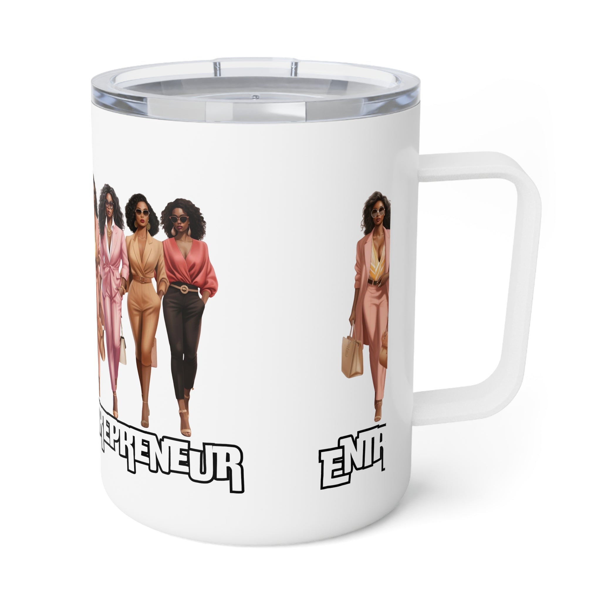Empowered Entrepreneur Insulated Coffee Mug - Perfect for Motivated Women, Gift for Boss Ladies, Stylish Travel Cup, Holiday Present, [...]