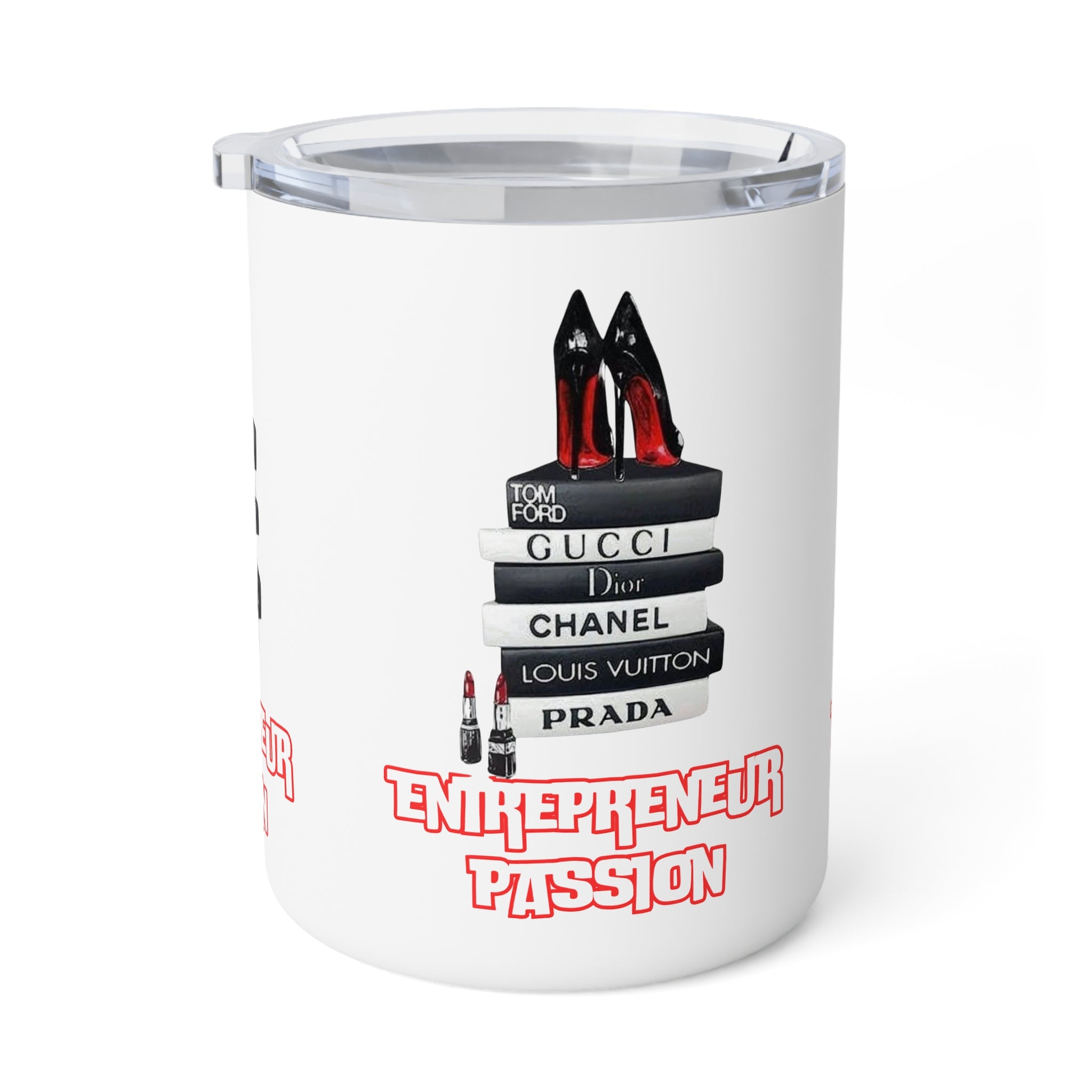 Chic Insulated Coffee Mug - Stylish Gift for Entrepreneurs, Fashion Lovers, Work Inspiration, Office Decor, Birthday Present